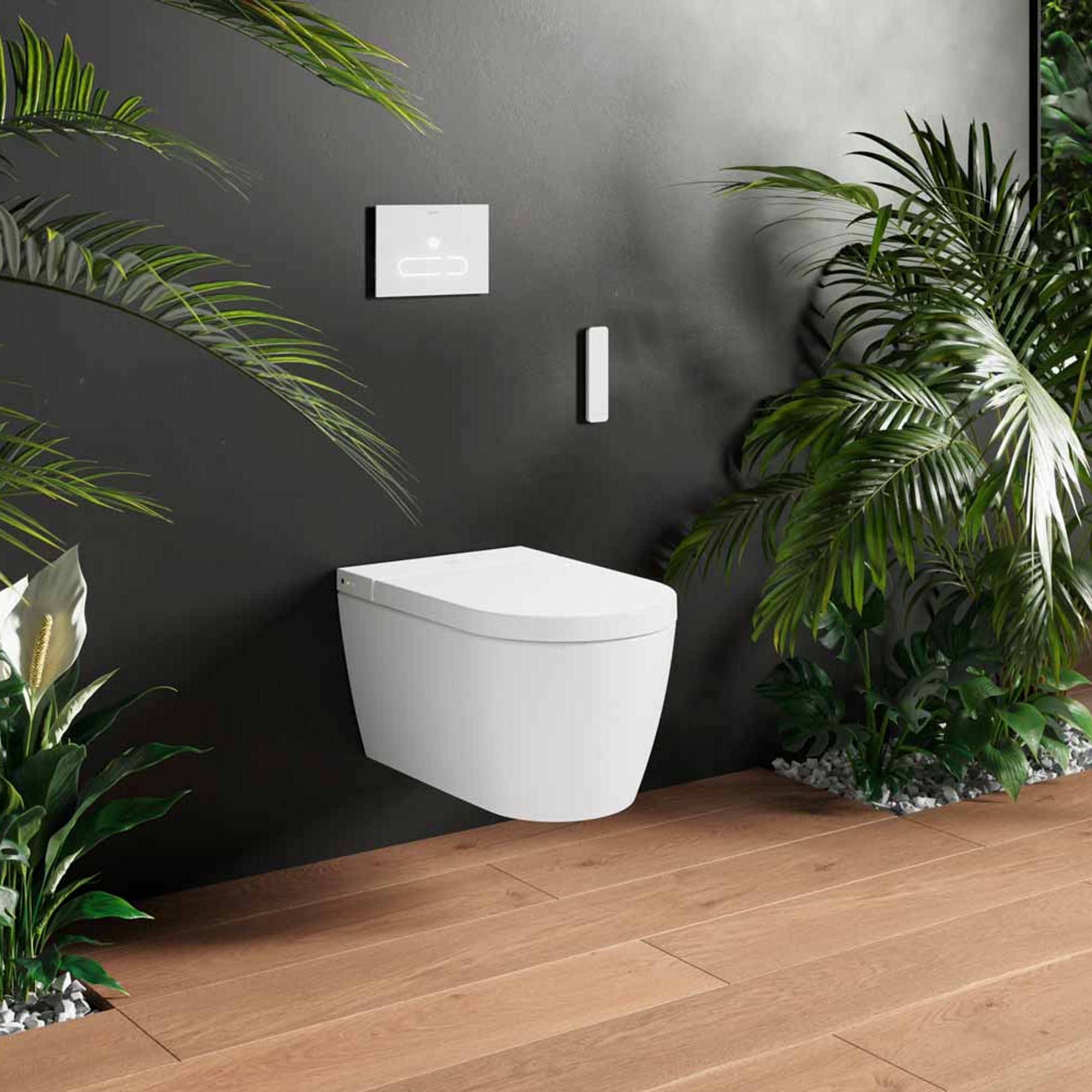 SensoWash® Starck f umgeben von Pflanzen