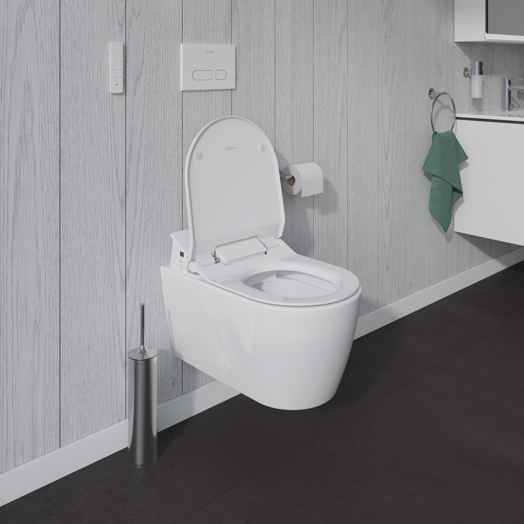 Vaso sospeso della serie Duravit SensoWash Slim