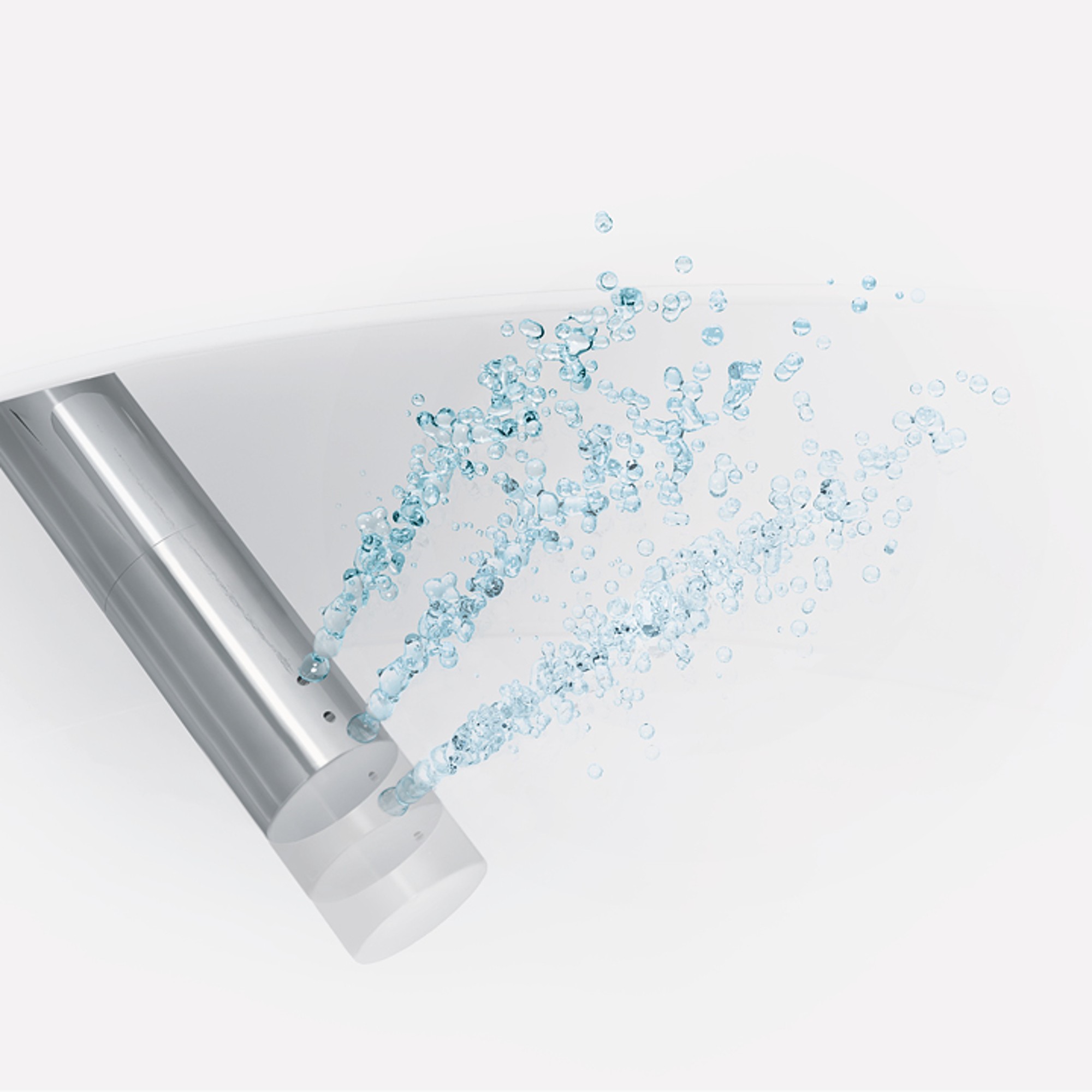 Doccetta comfort di un vaso della serie Duravit SensoWash Slim