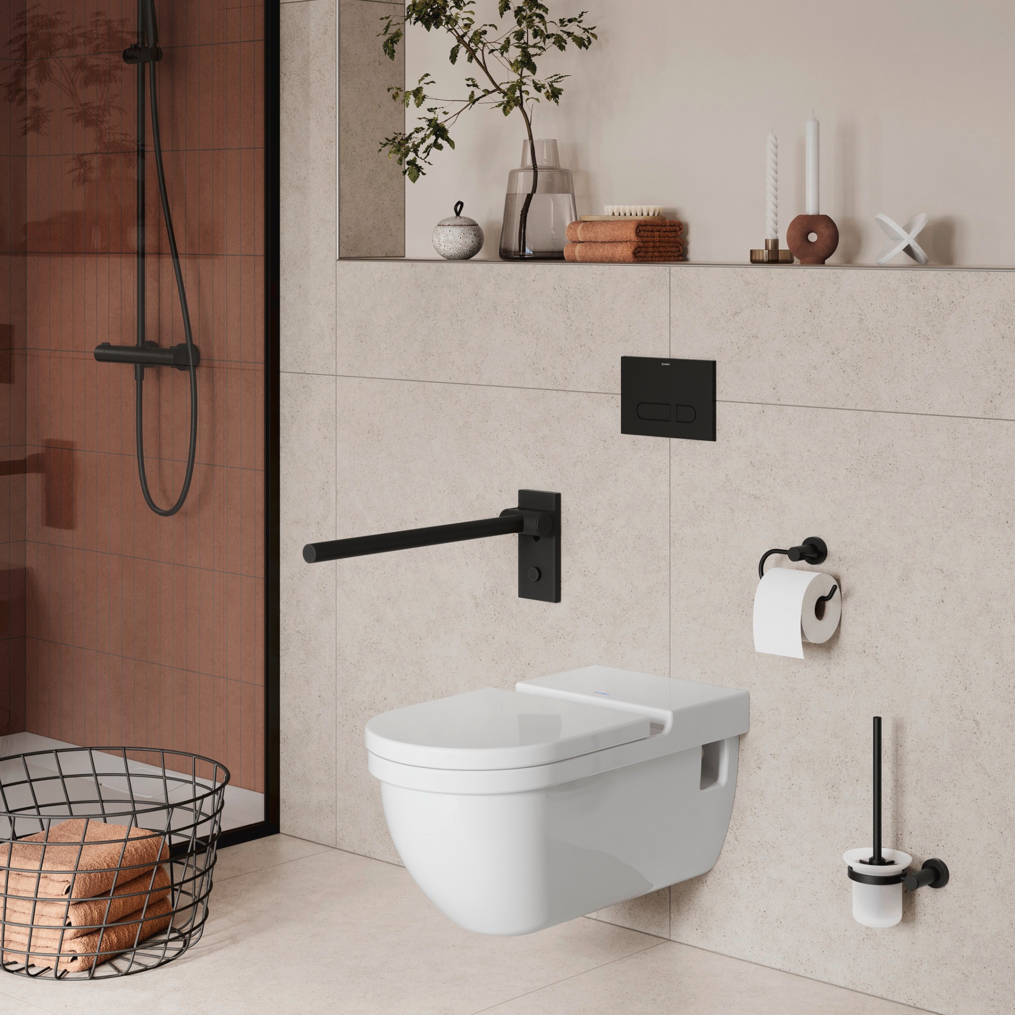 Wall-mounted toilet from the Duravit Starck 3 series