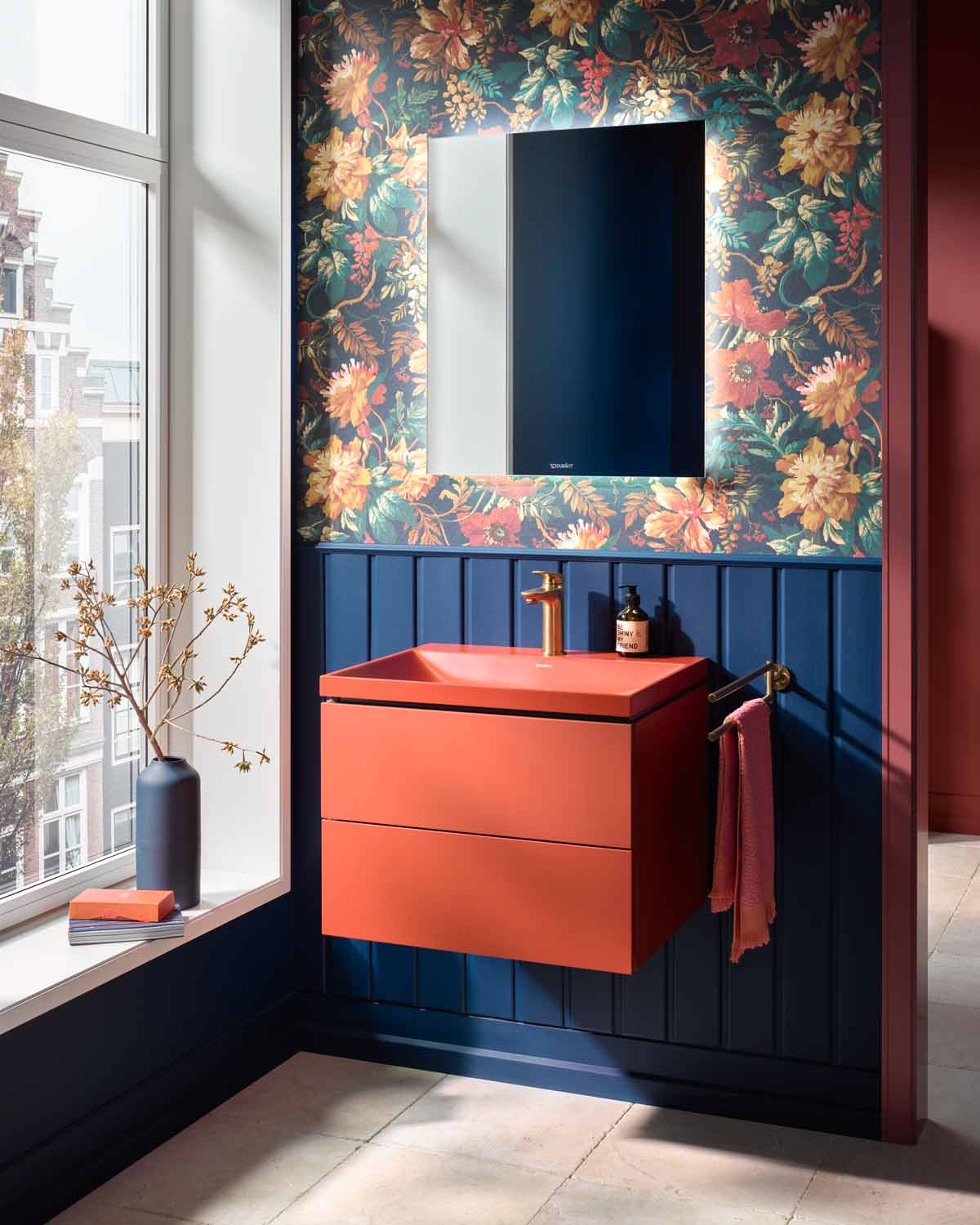 Duravit Vitrium Color Waschplatz in rot