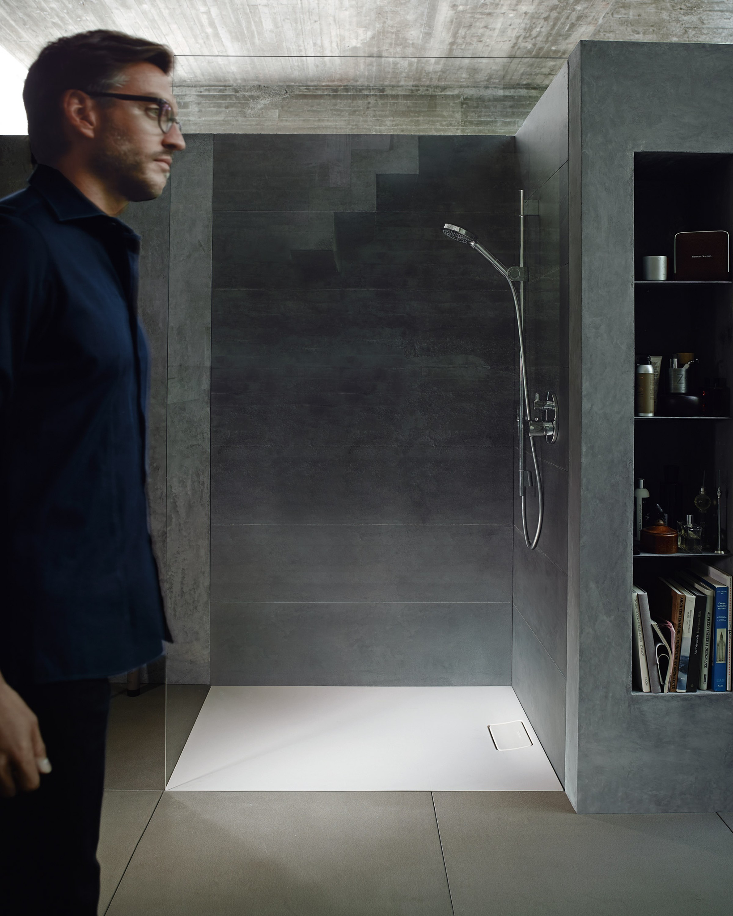 Stonetto Duschwanne in Weiß