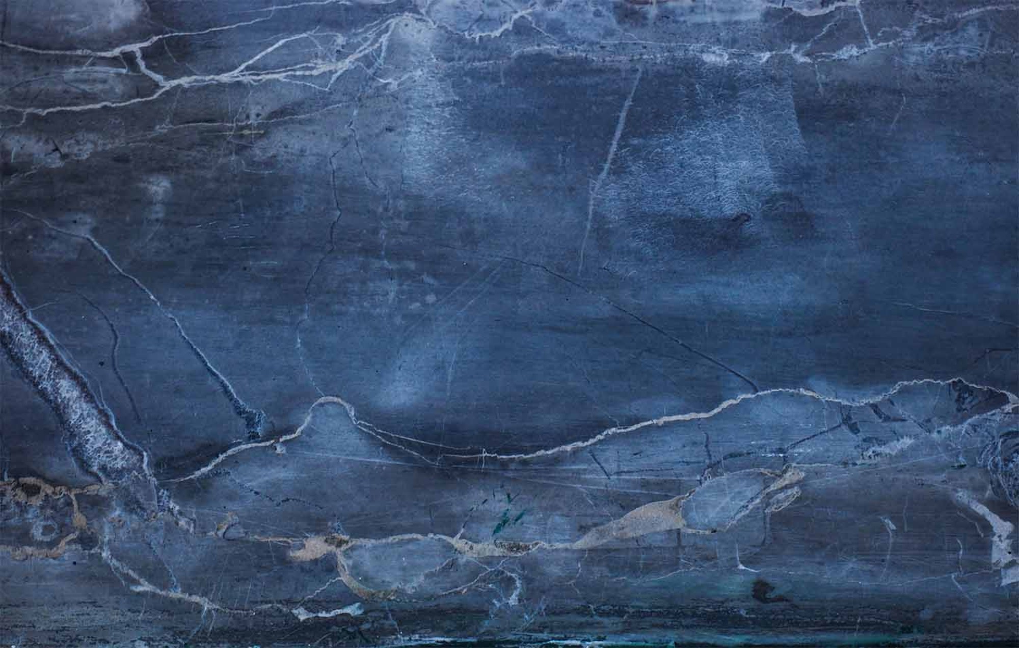 Blauer Marmor