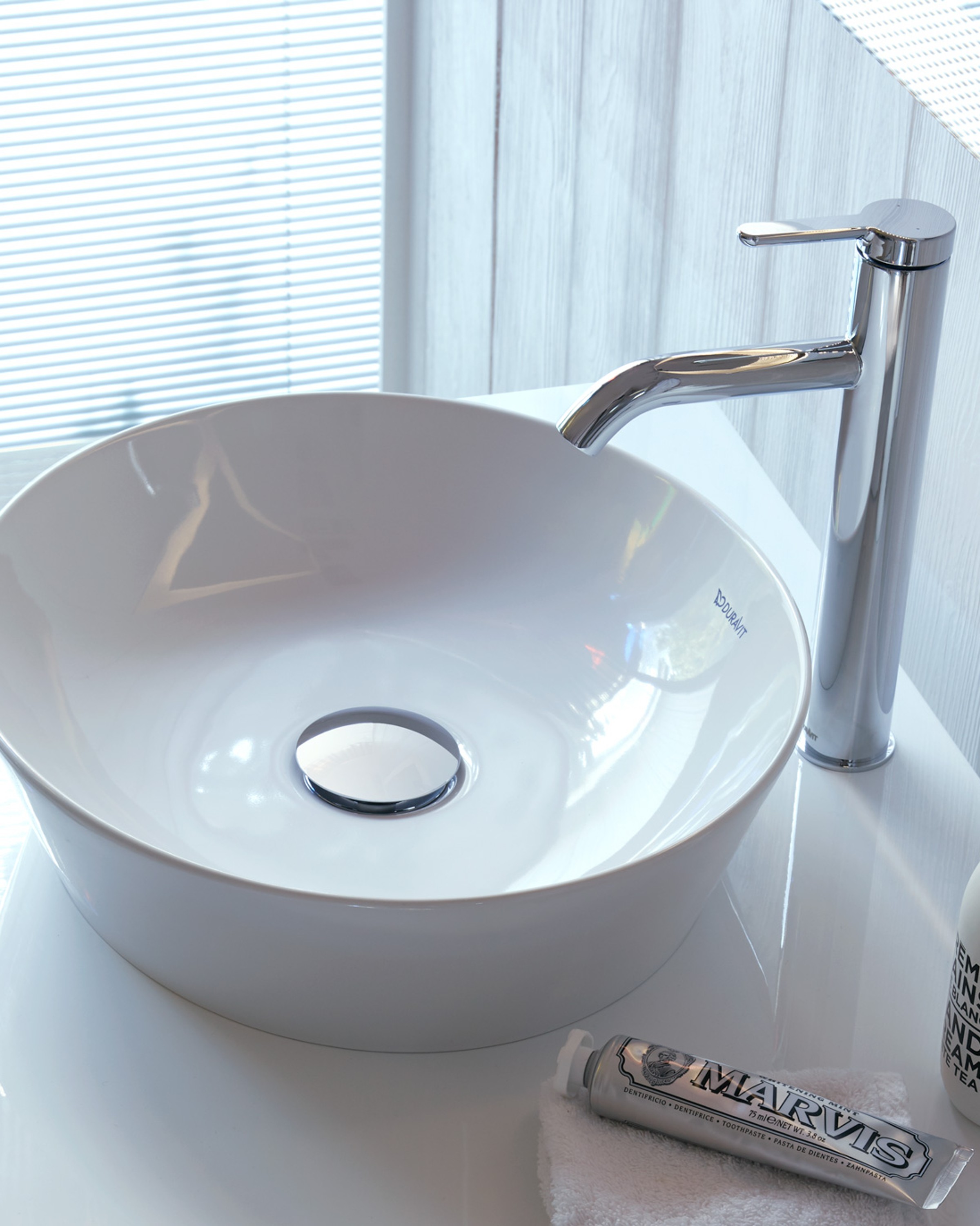 Rundes Aufsatzwaschbecken der Serie Duravit Cape Cod