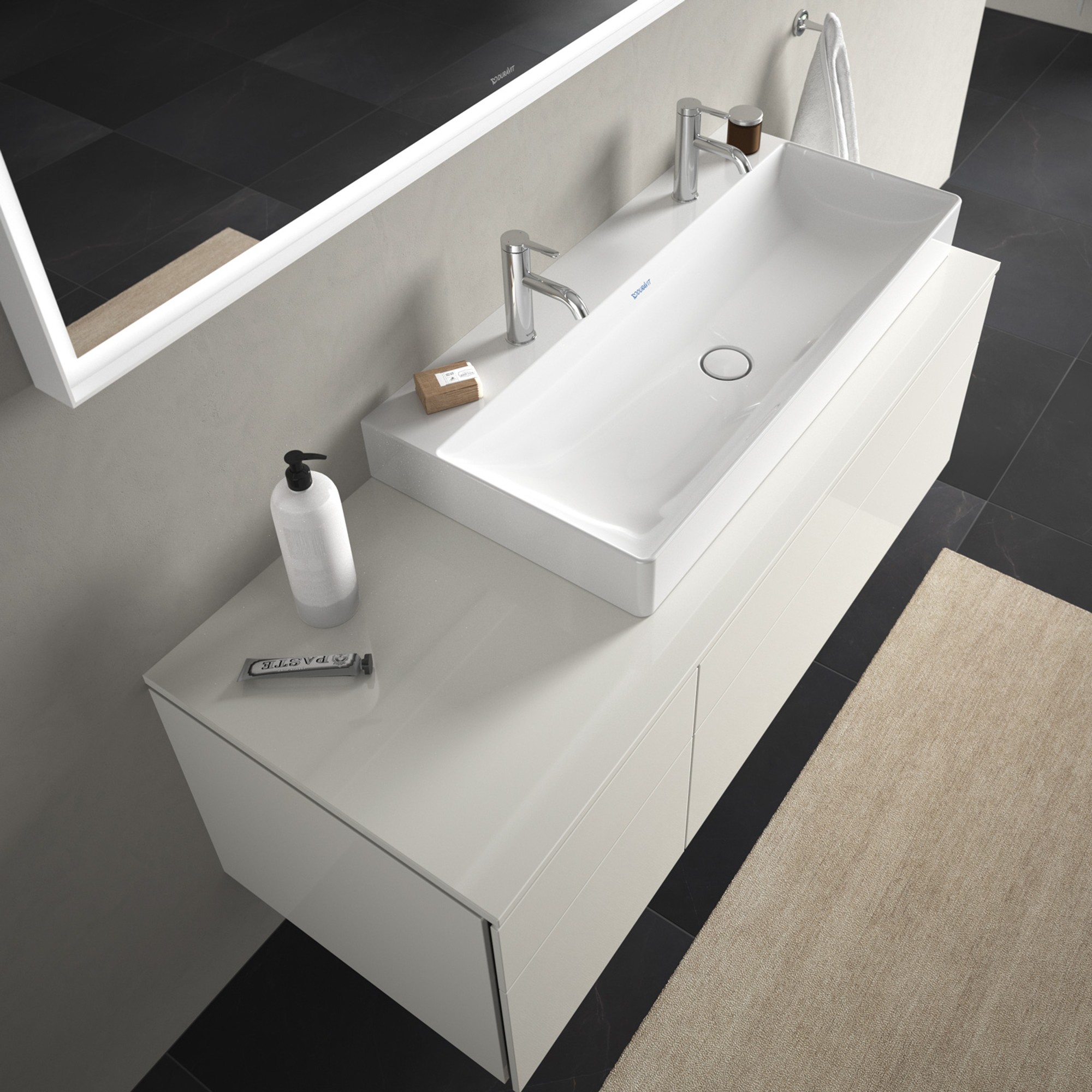 DuraSquare double sink