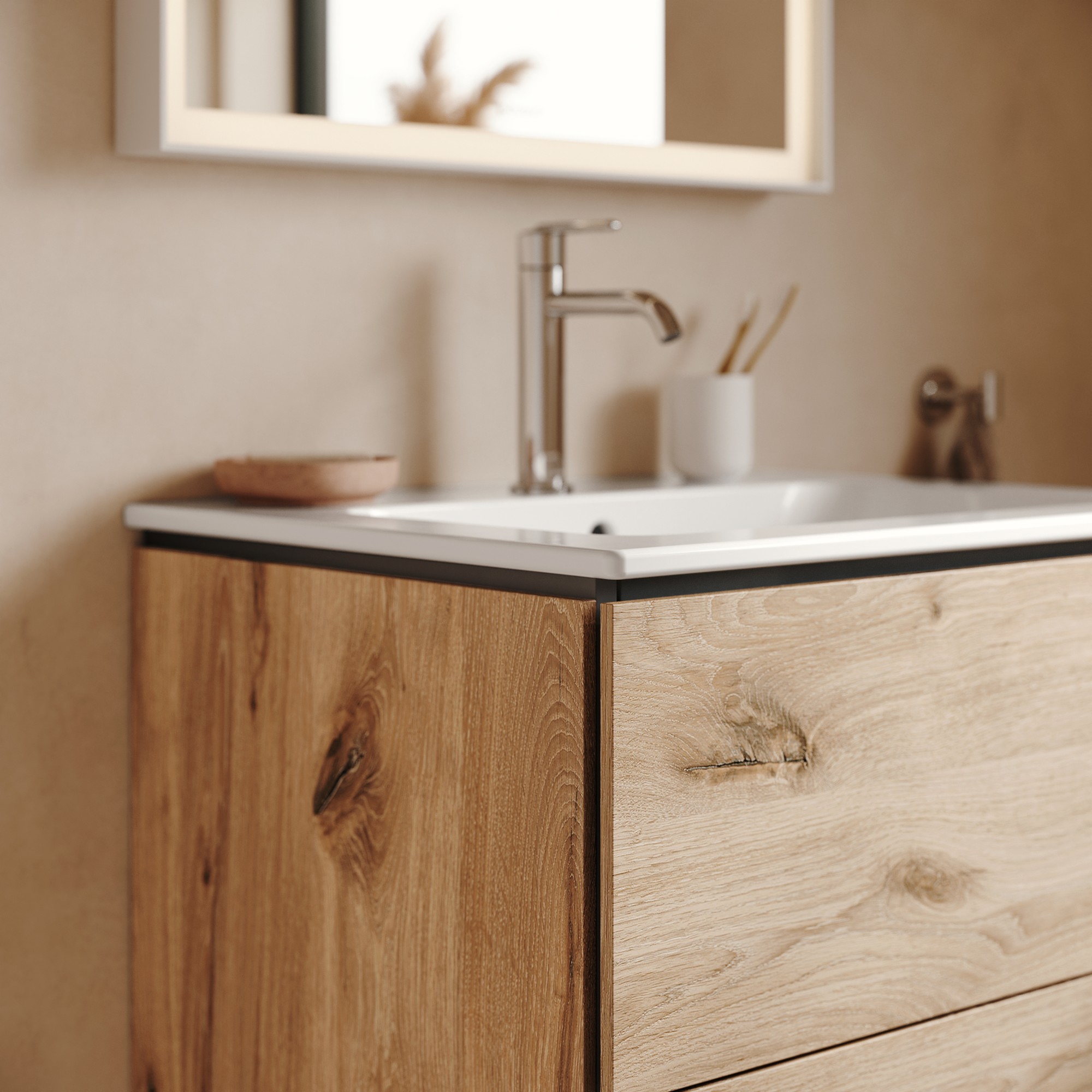 Waschtisch mit Unterschrank der Serie Duravit L-Cube