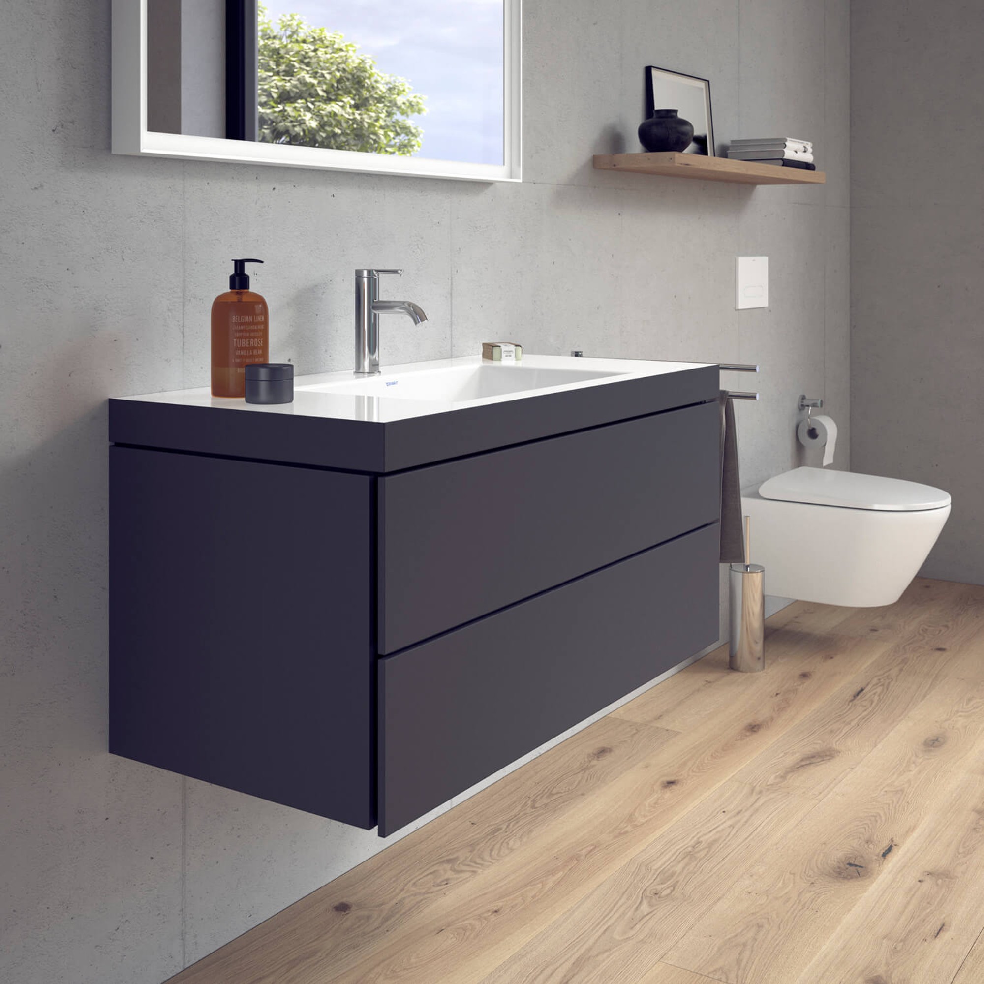 Waschtisch mit Unterschrank der Serie Duravit L-Cube