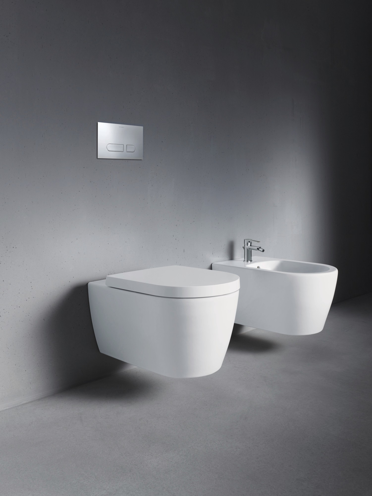 Wand-WC und Bidet der Duravit Serie ME by Starck