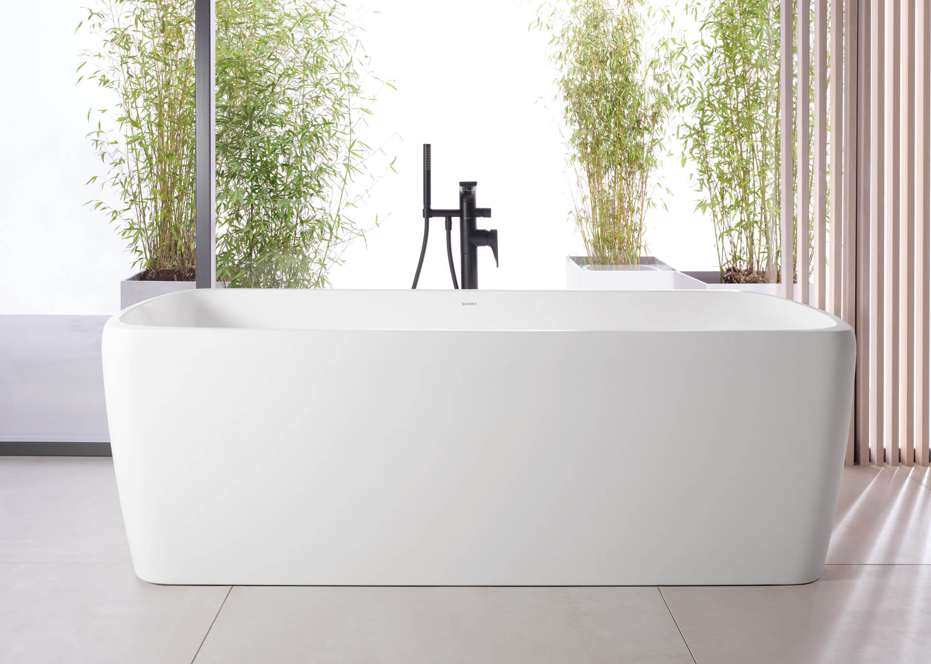 Qatego Badewanne freistehend