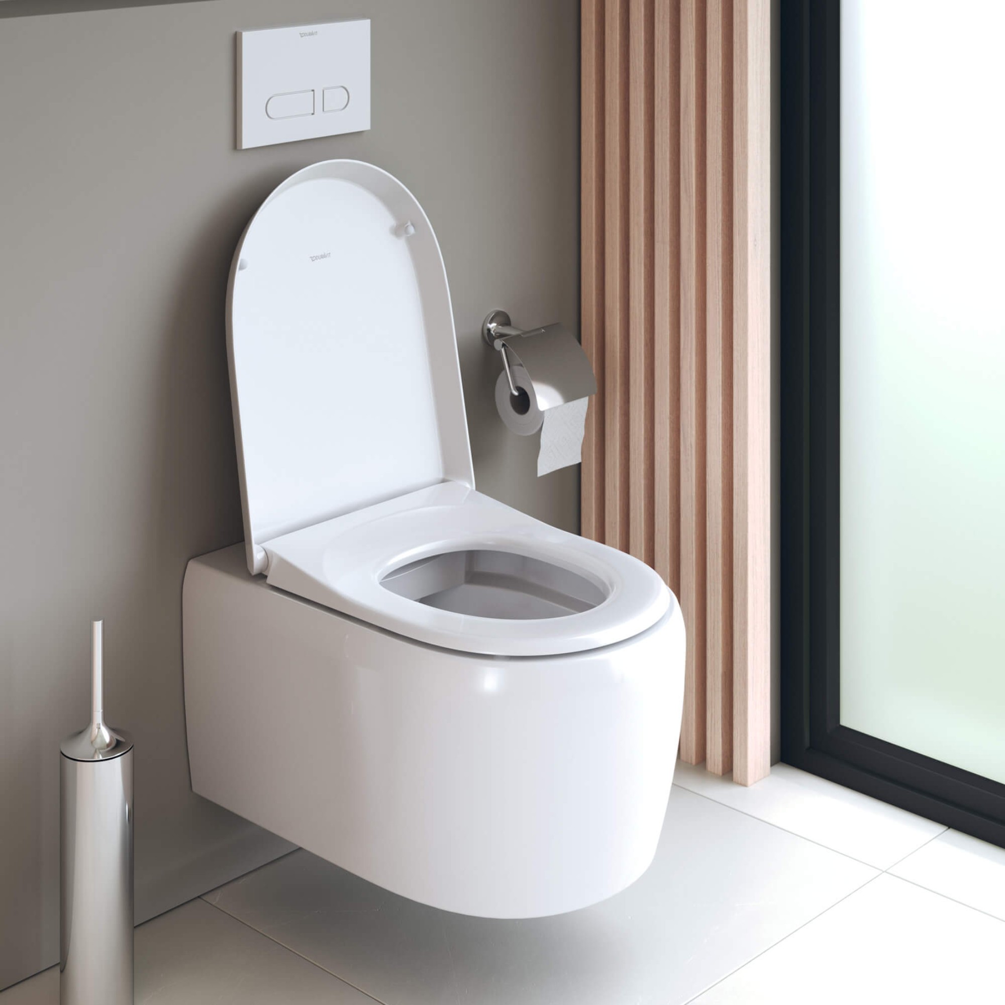 Collection One wandwc met Duravit Rimless