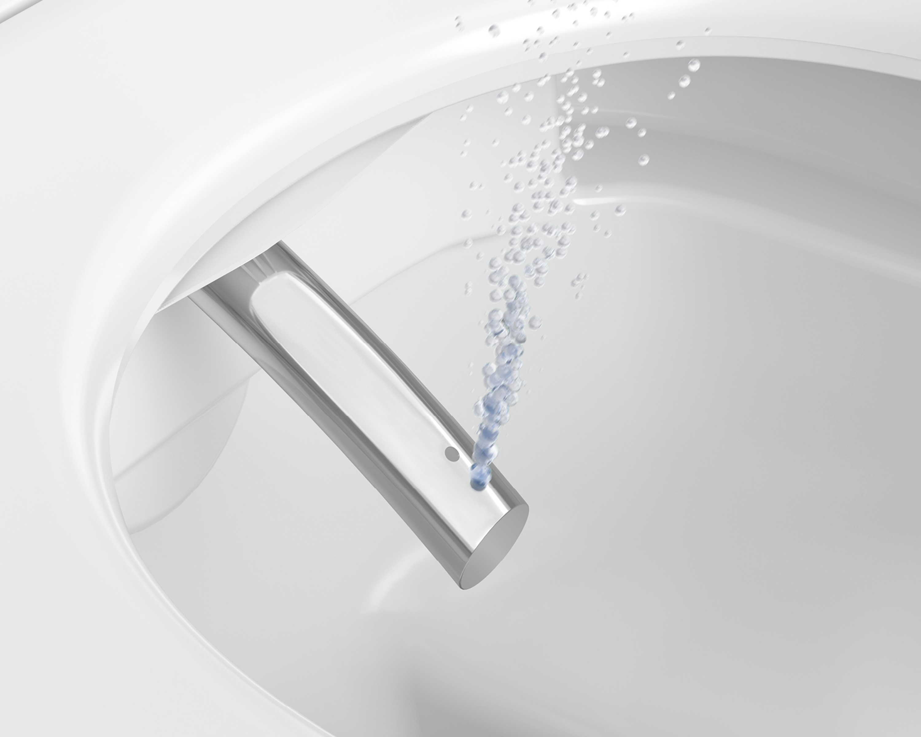The shower function of the shower toilet