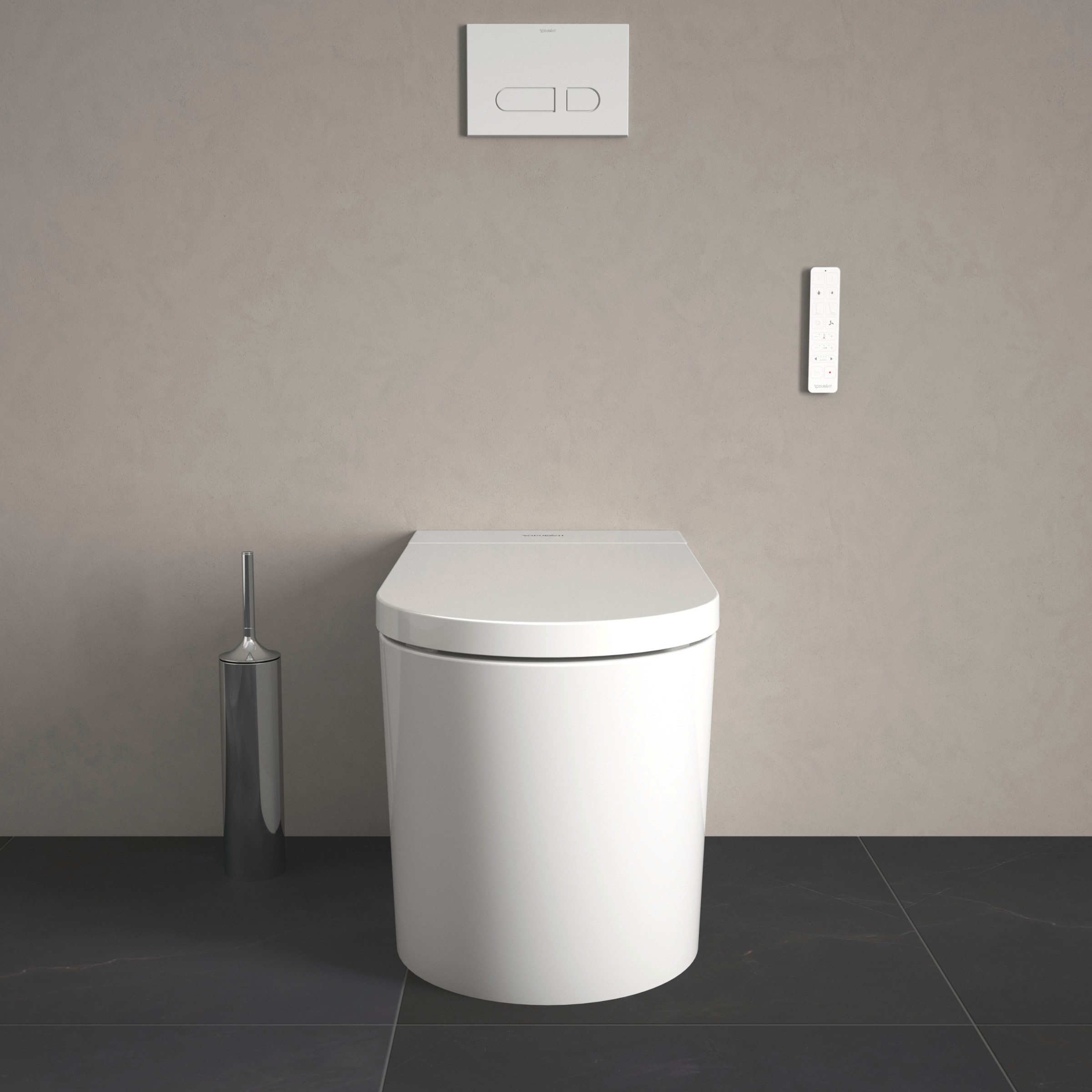 SensoWash® i floor-standing shower toilet viewed from the front