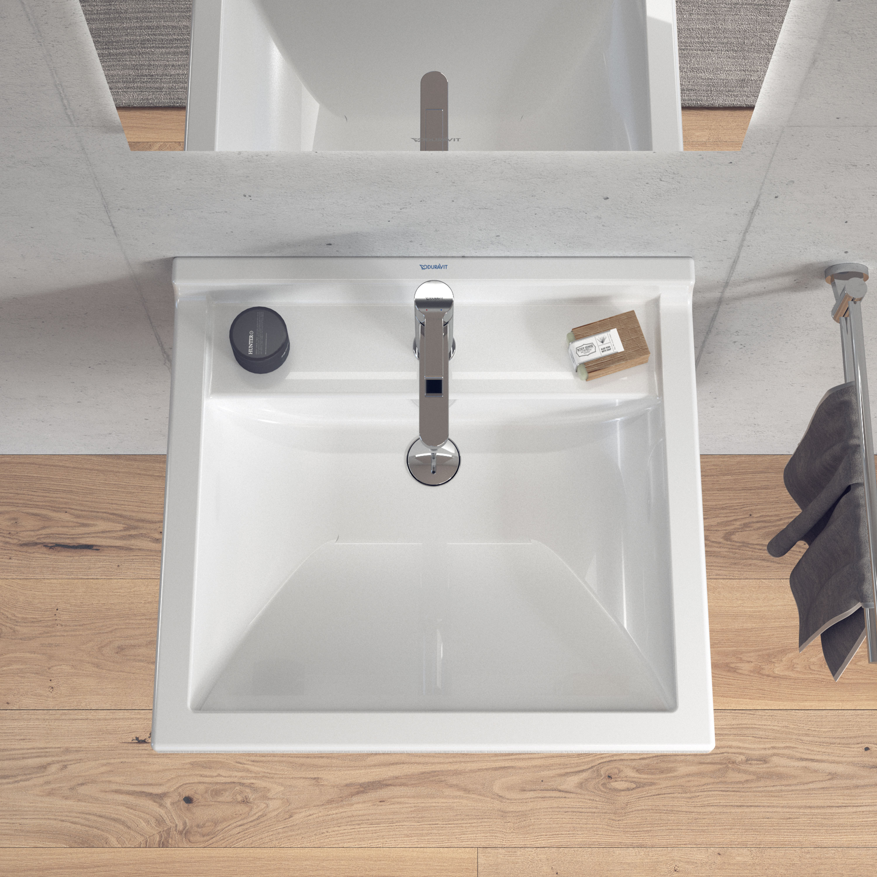 Starck 3 Waschbecken von oben