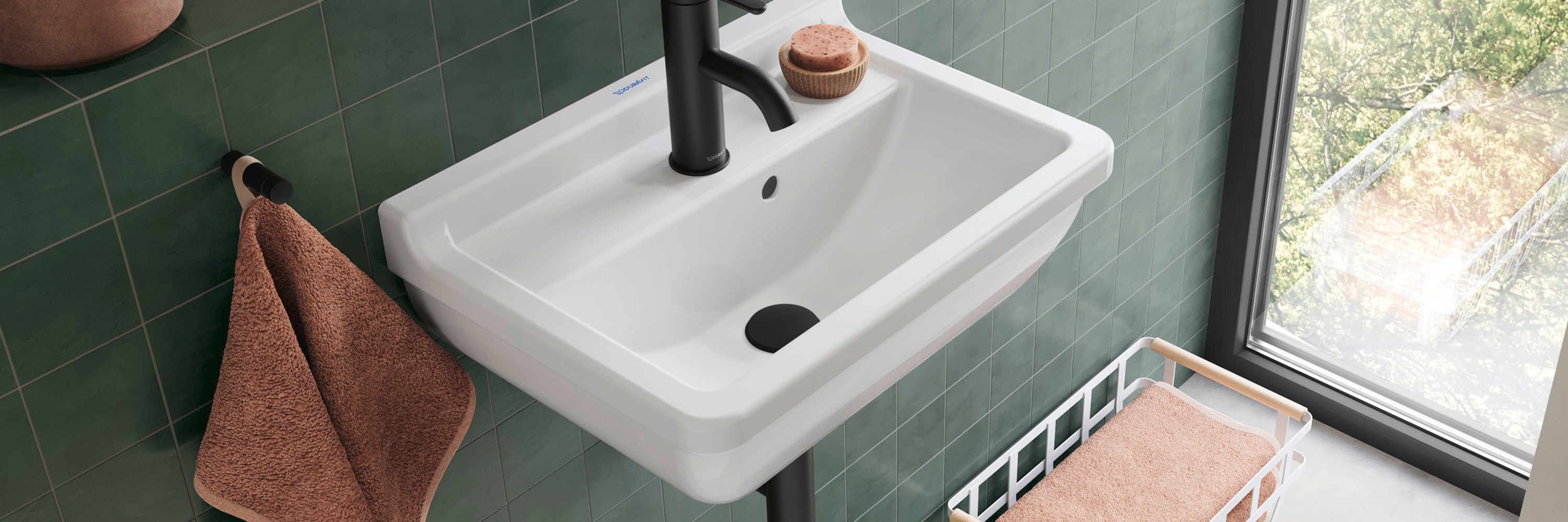 Wandhängendes Waschbecken der Serie Duravit Starck 3