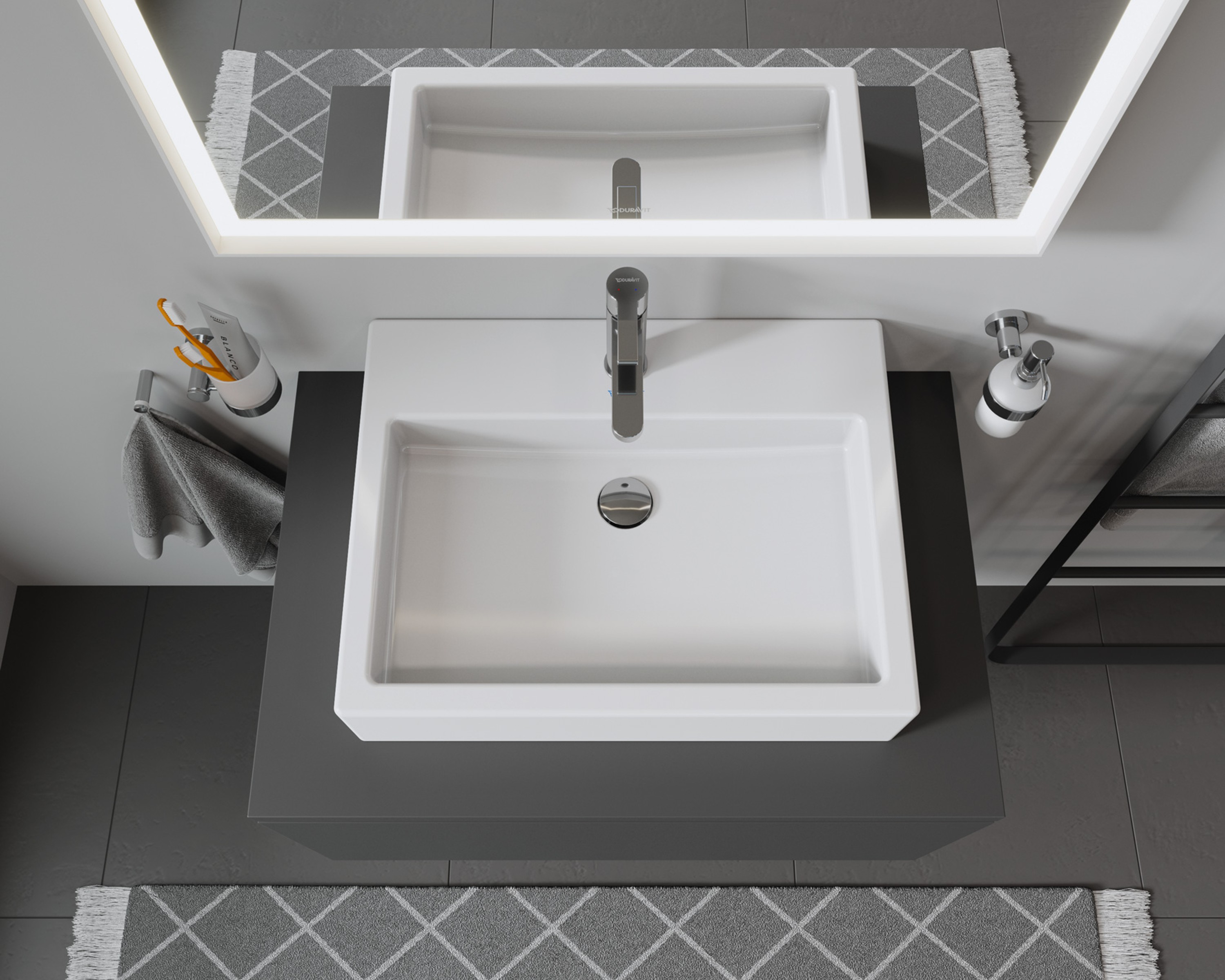 Countertop sink from the Duravit Vero series