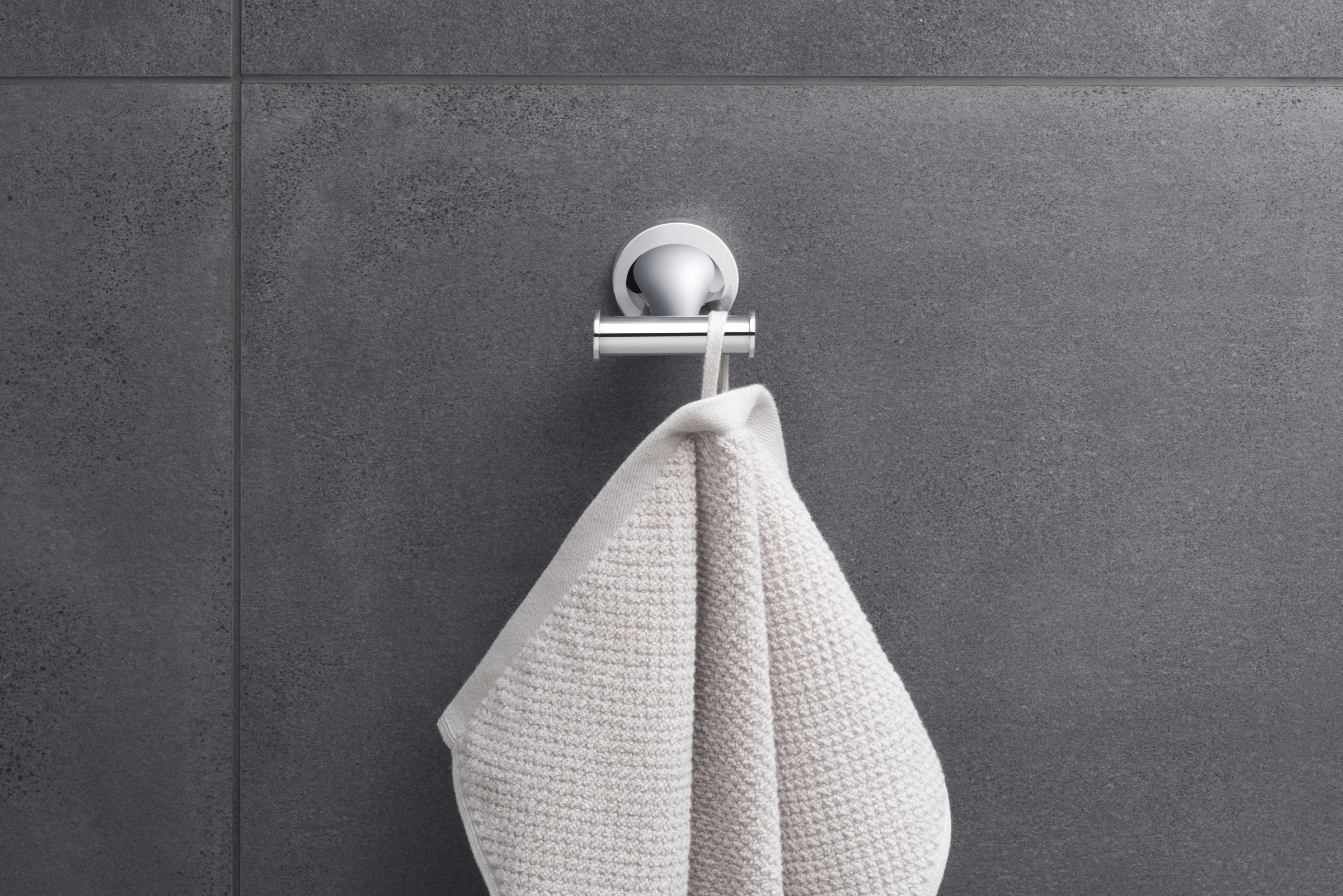 Towel holder from the Duravit Starck T series in chrome