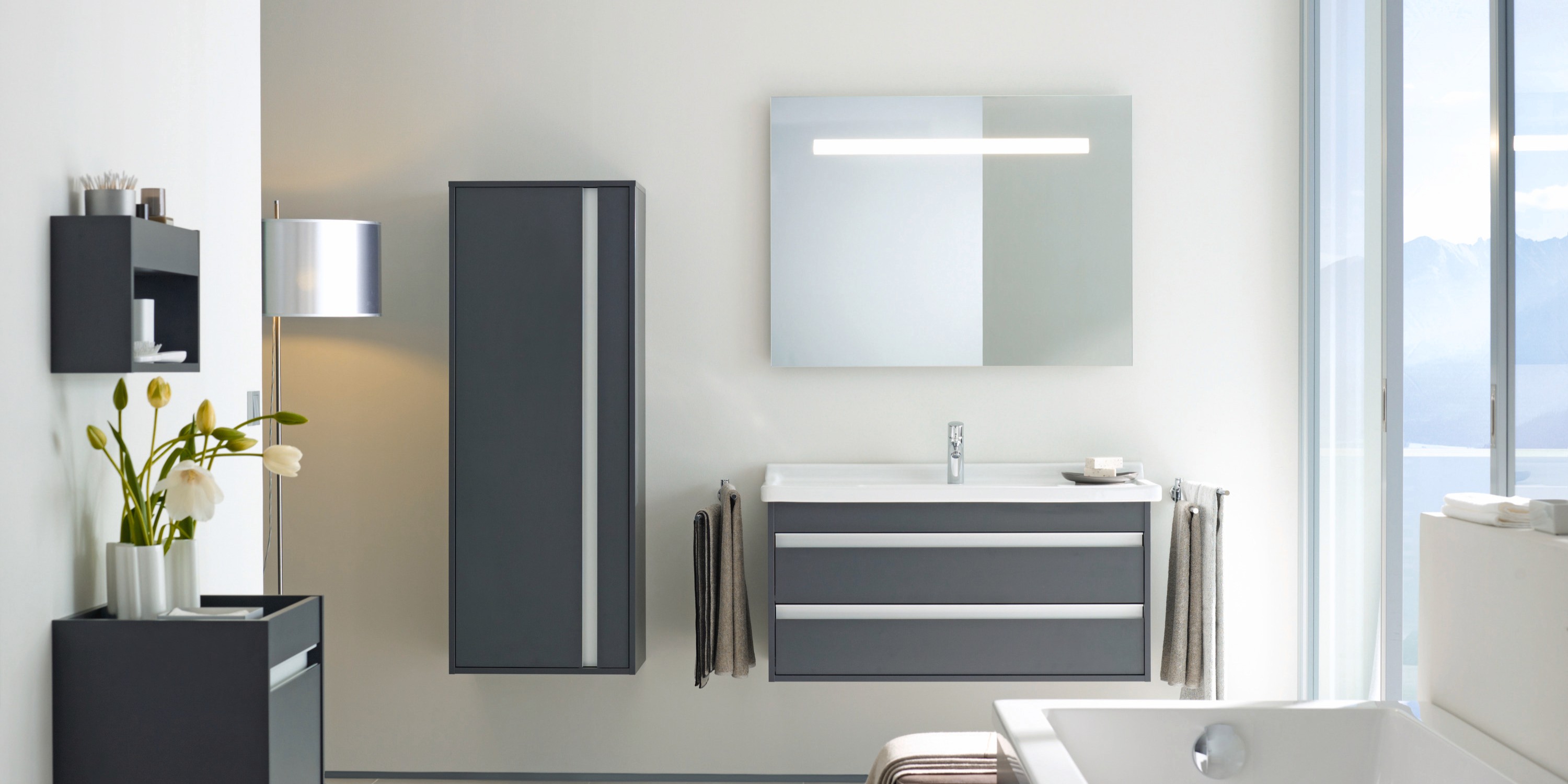 Ketho Waschtisch und Hochschrank