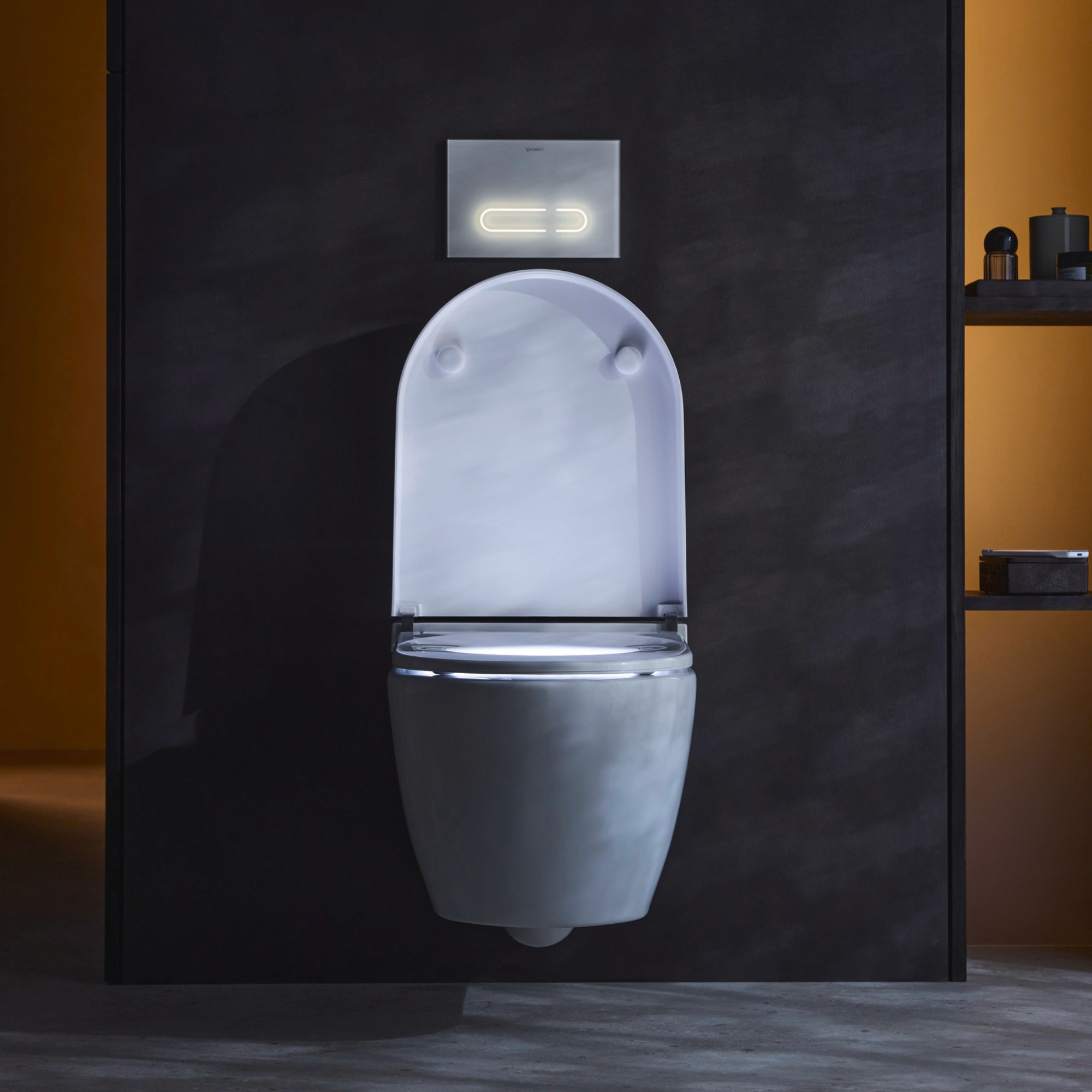 SensoWash® D-Neo shower toilet with interior lighting