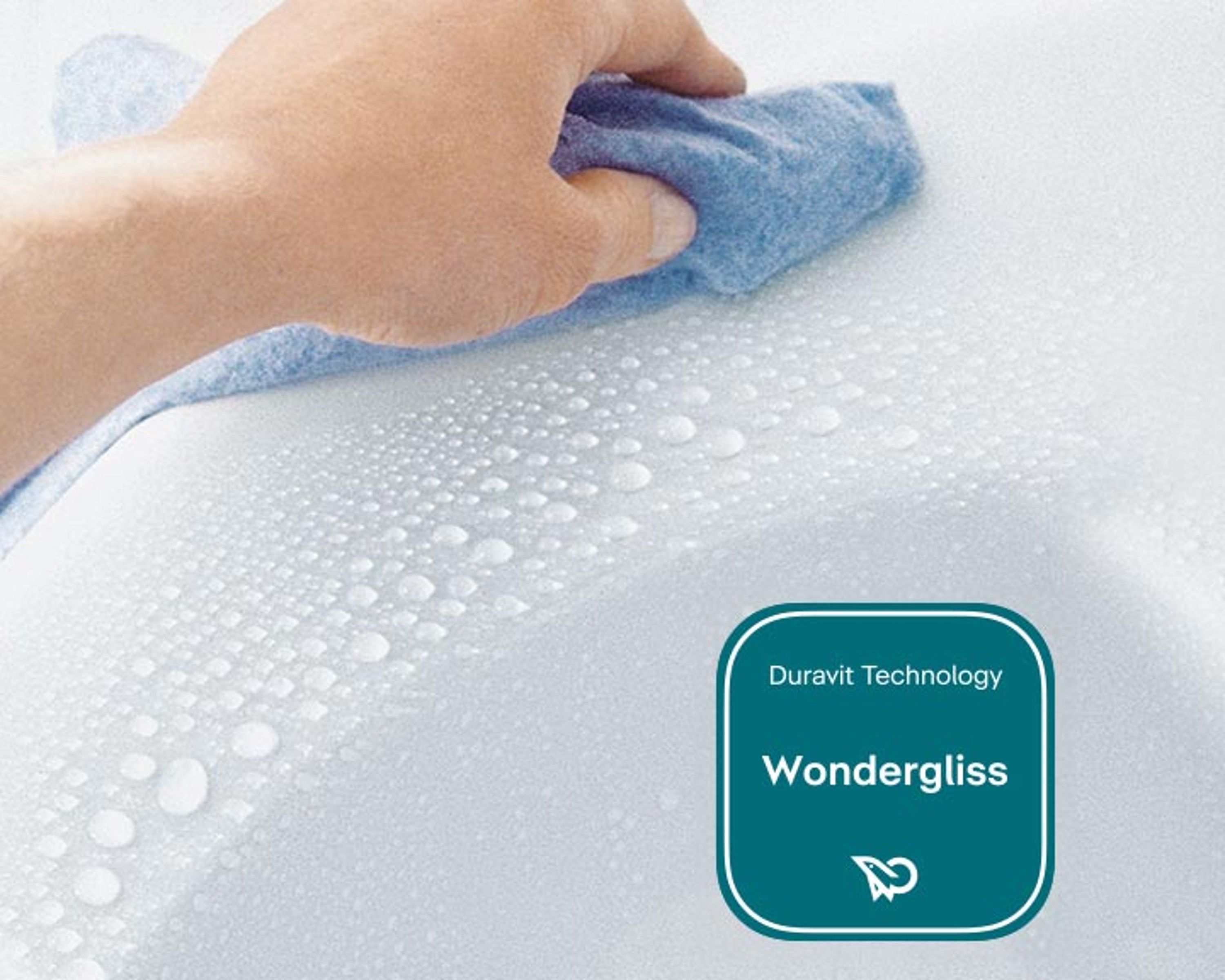 WonderGliss Oberfläche einer Duravit Keramik