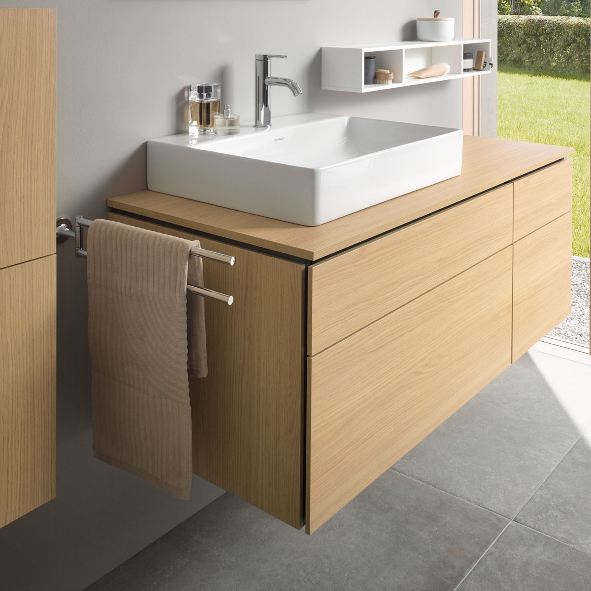 Base sottolavabo della serie Duravit L-Cube