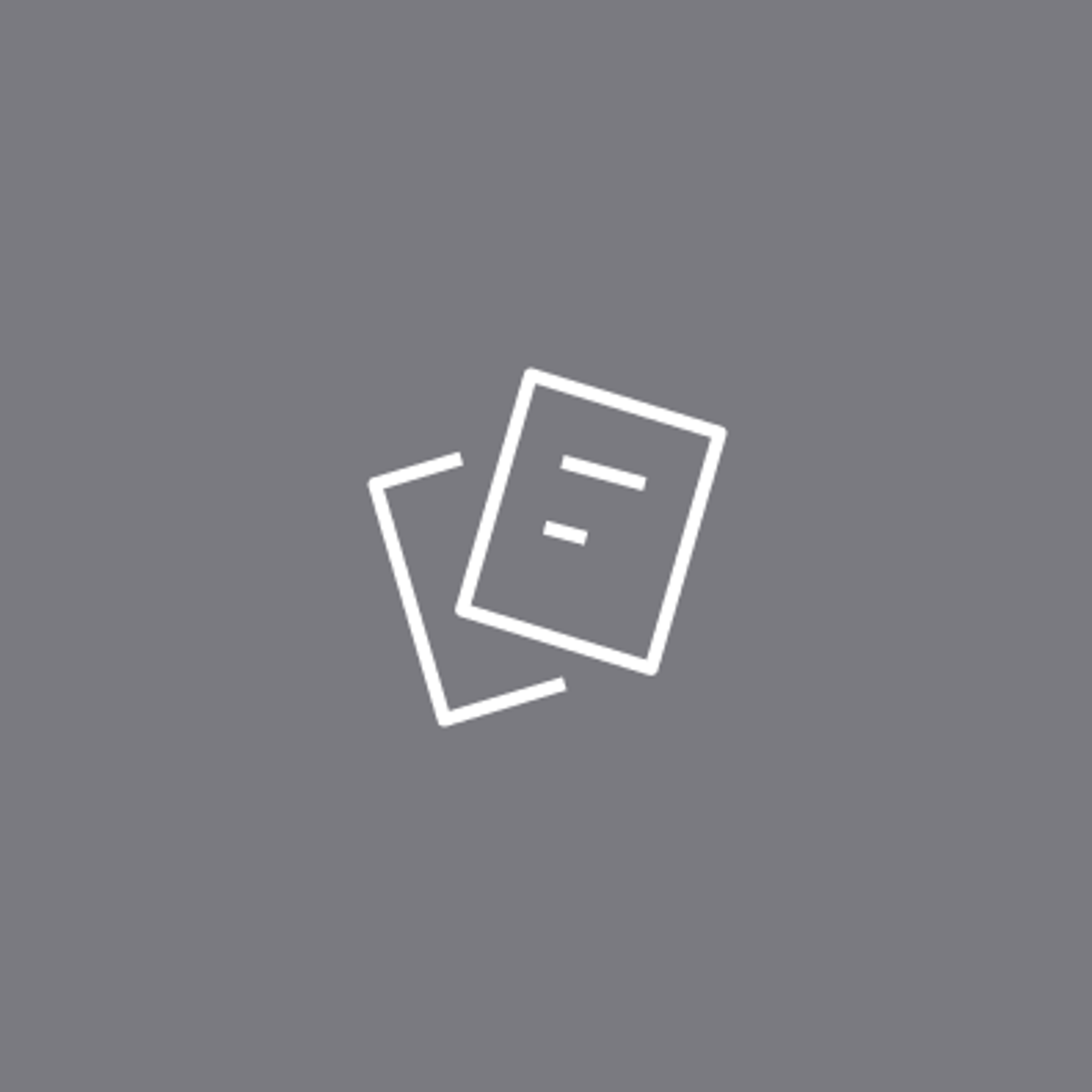 Graue Fläche mit weißem Icon: Duravit Produkt PDFs und Texte