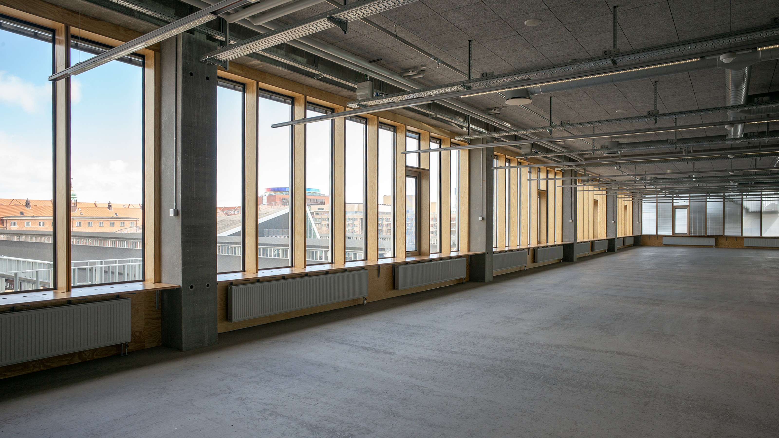 奥胡斯建筑学院,建筑内部视图