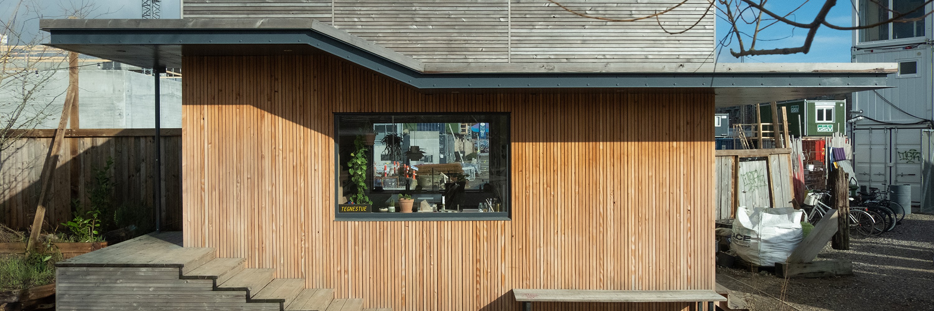 FEM Tiny House, exterior view of the building