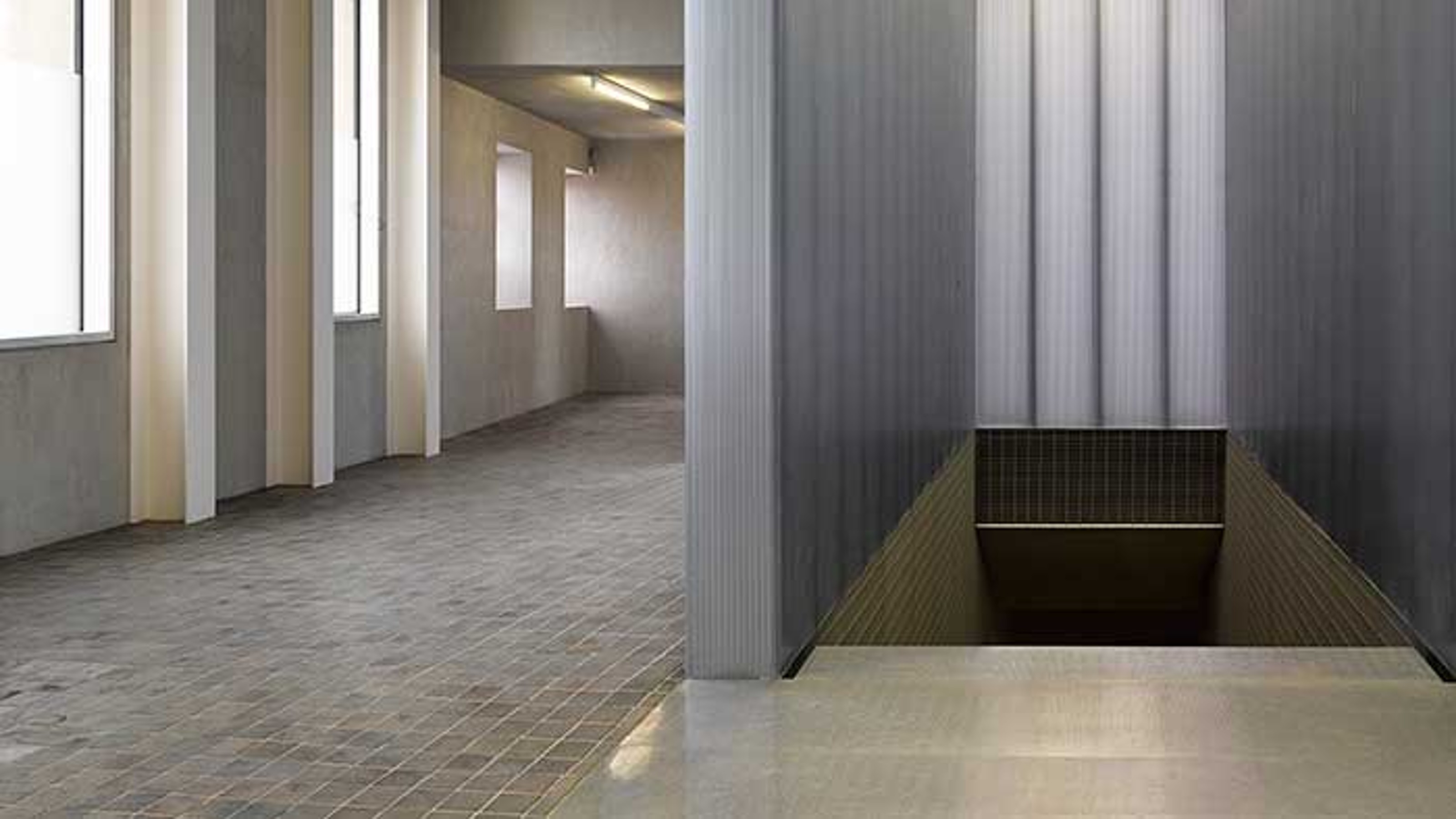 Fondazione Prada Milano, interior view of the building