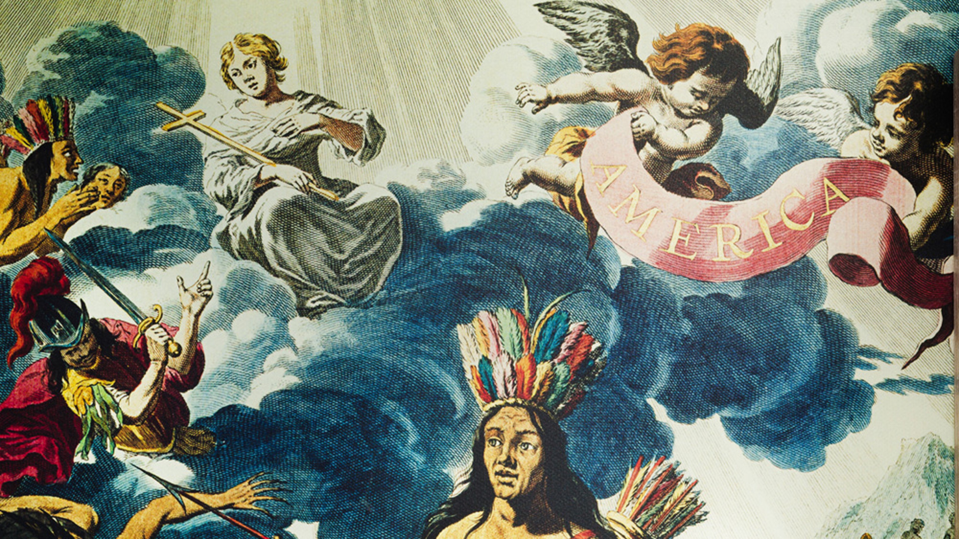 Hotel du Continent, detailed view of mural