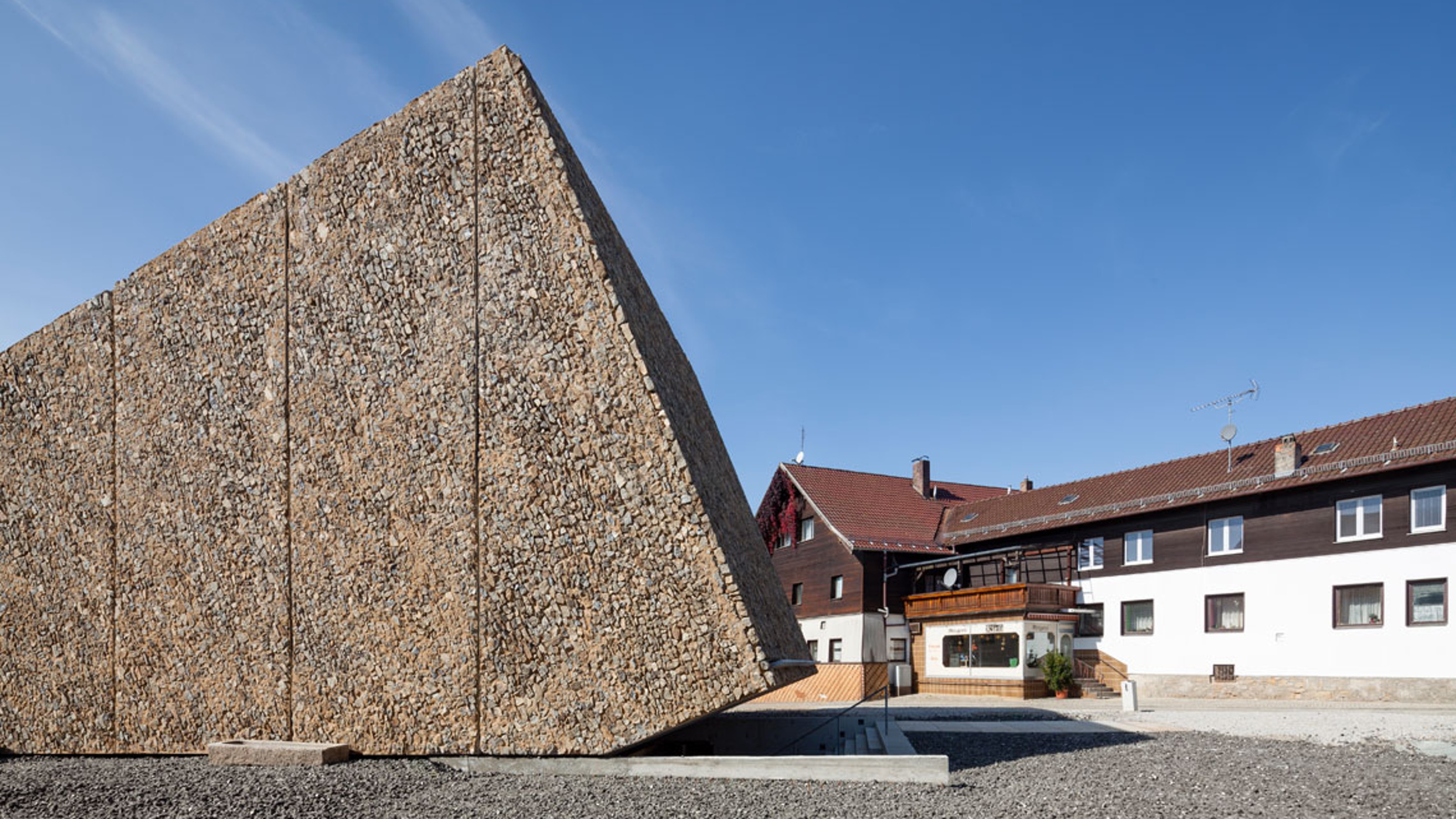 Blaibach Concert Hall, exterior view of the building
