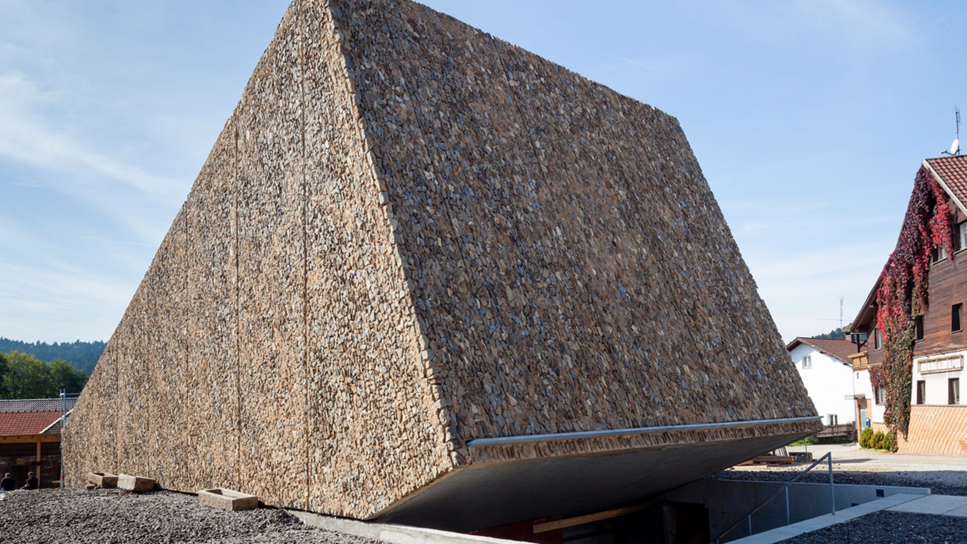 Blaibach Concert Hall, exterior view of the building