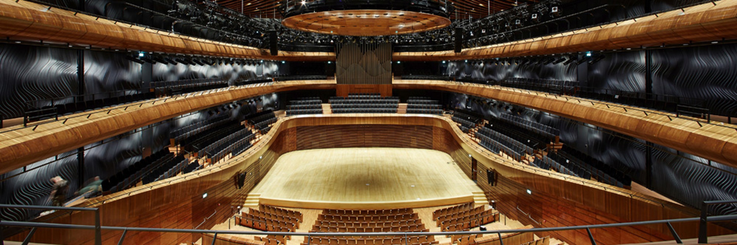 Katowice Concert Hall, interior view of the concert hall