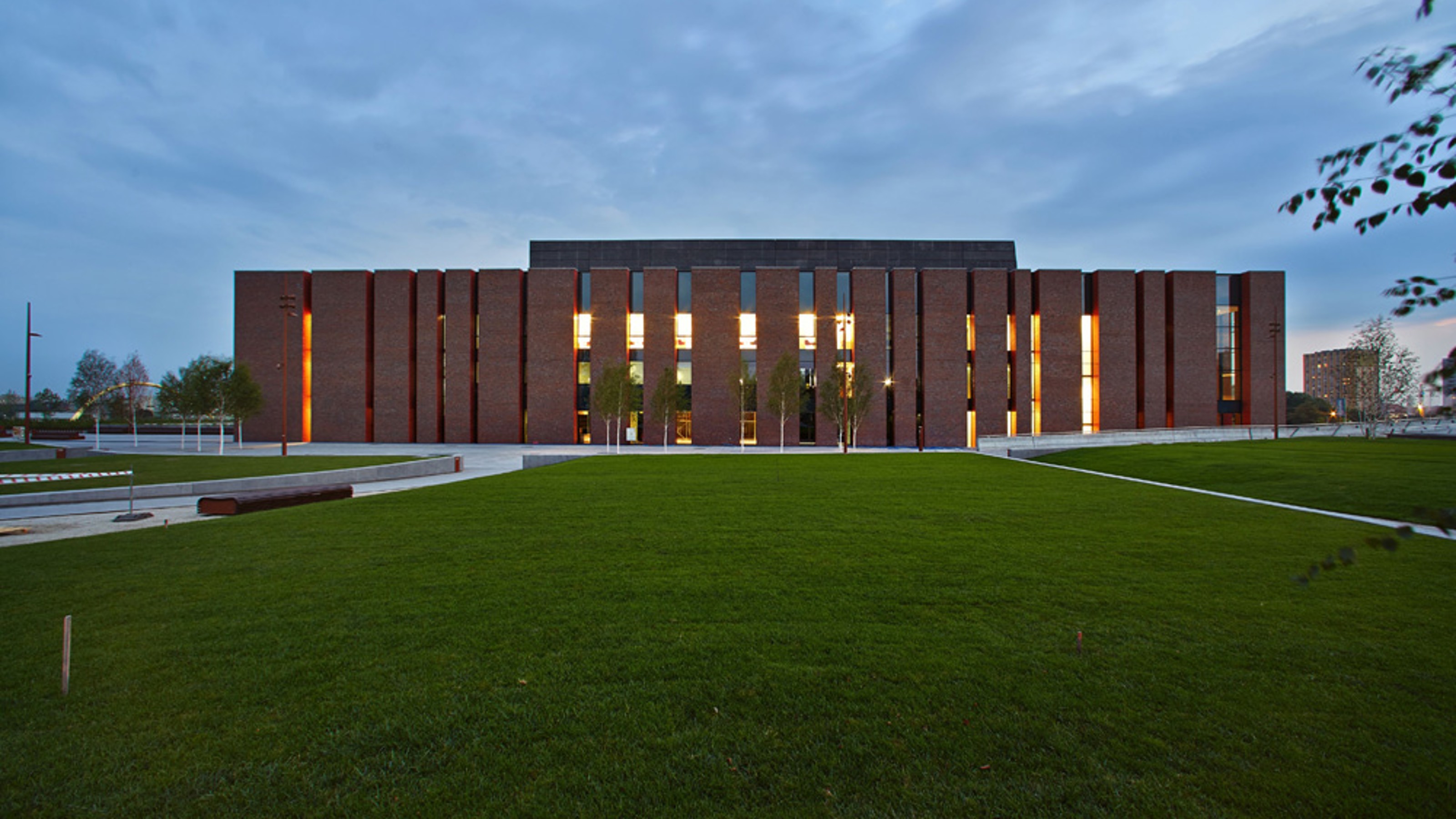 Katowice Concert Hall, exterior view of the building
