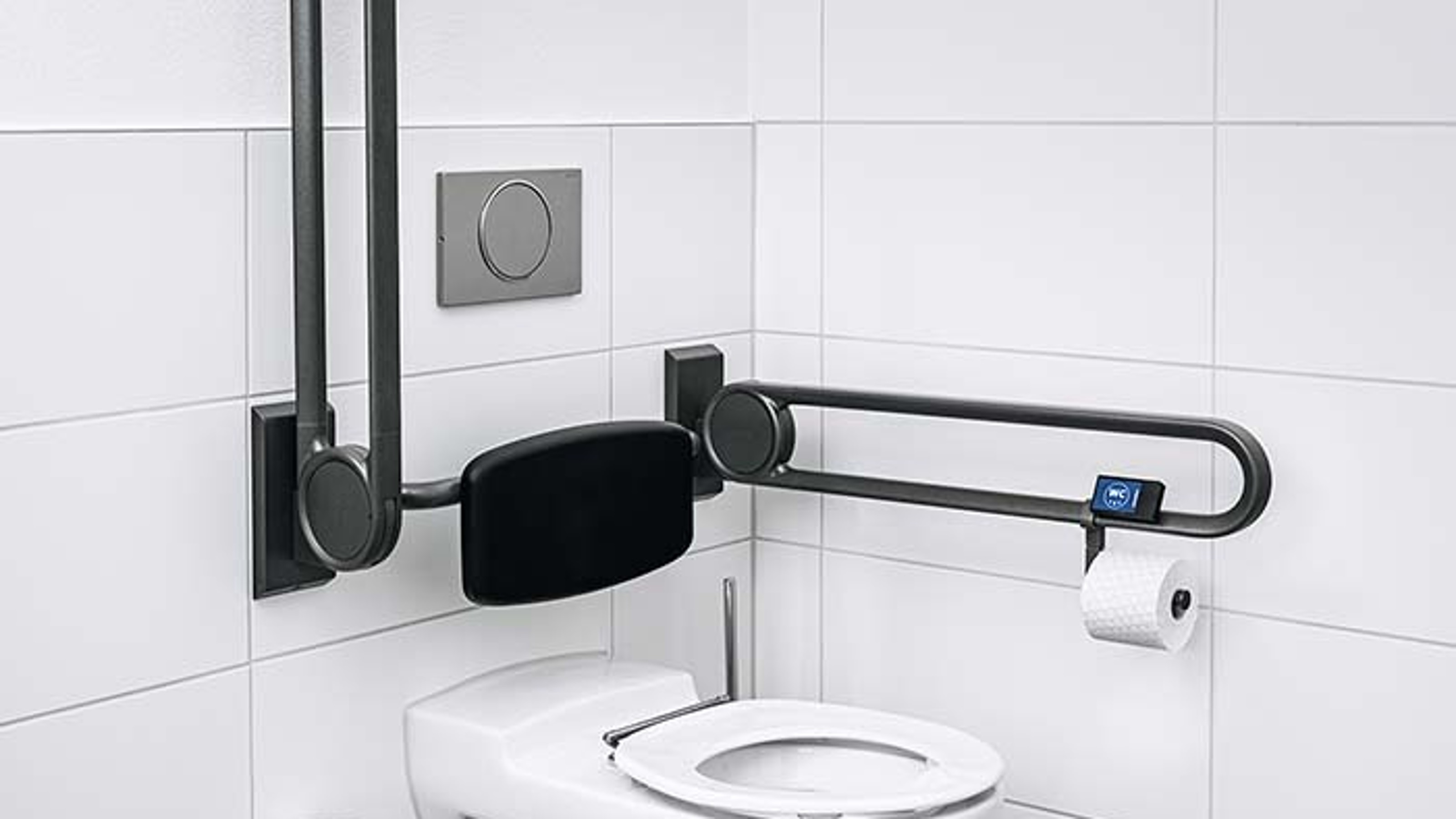 Hygienewunder: Mit der HygieneGlaze-Beschichtung des Architec Vital Wand-WCs werden 99,9 % aller Bakterien innerhalb weniger Stunden gehemmt. So bleibt die Oberfläche hygienisch sauber und erleichtert gleichzeitig die Pflege. (Bildquelle: Duravit AG)