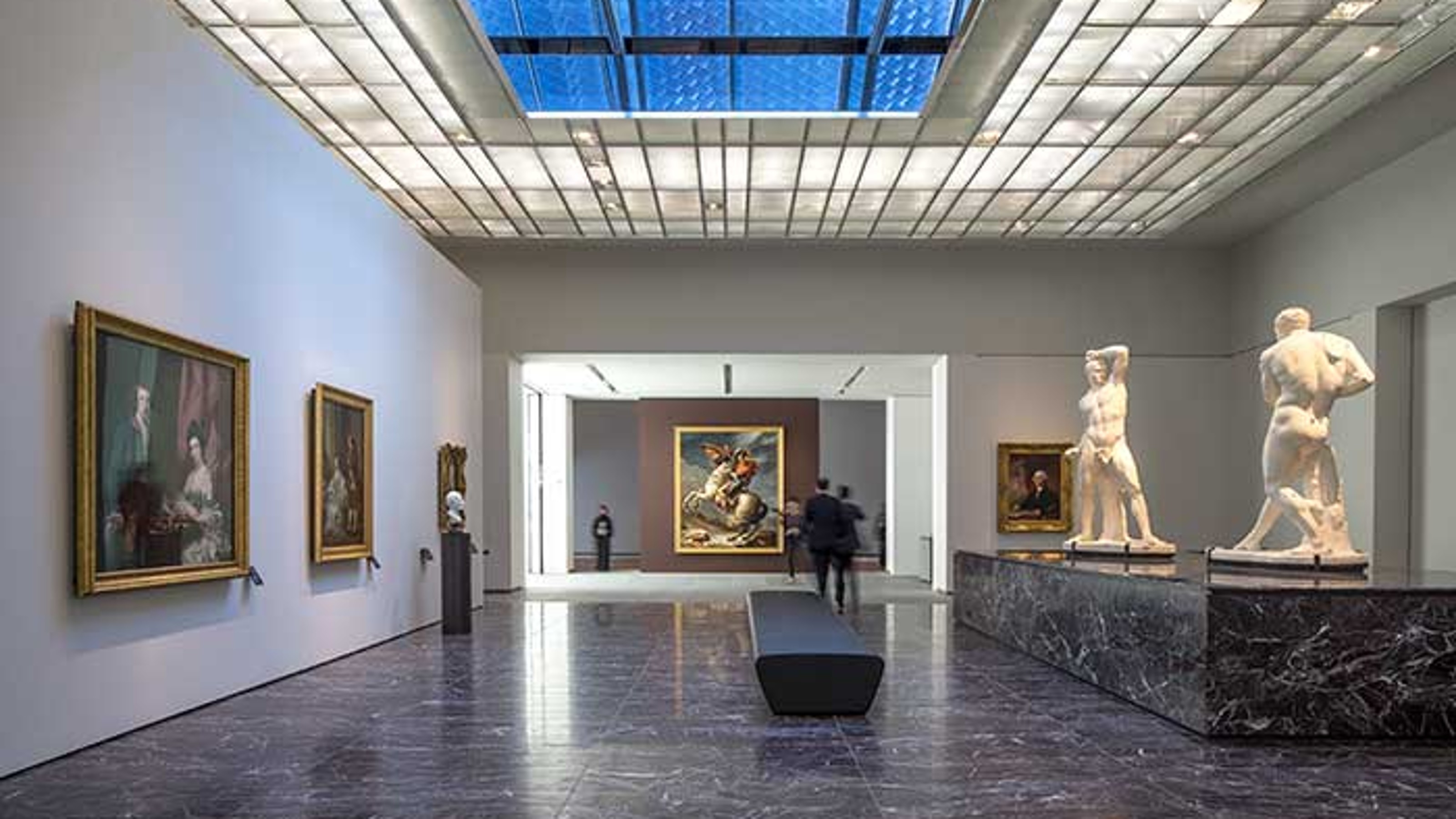 Louvre Abu Dhabi, interior of the museum