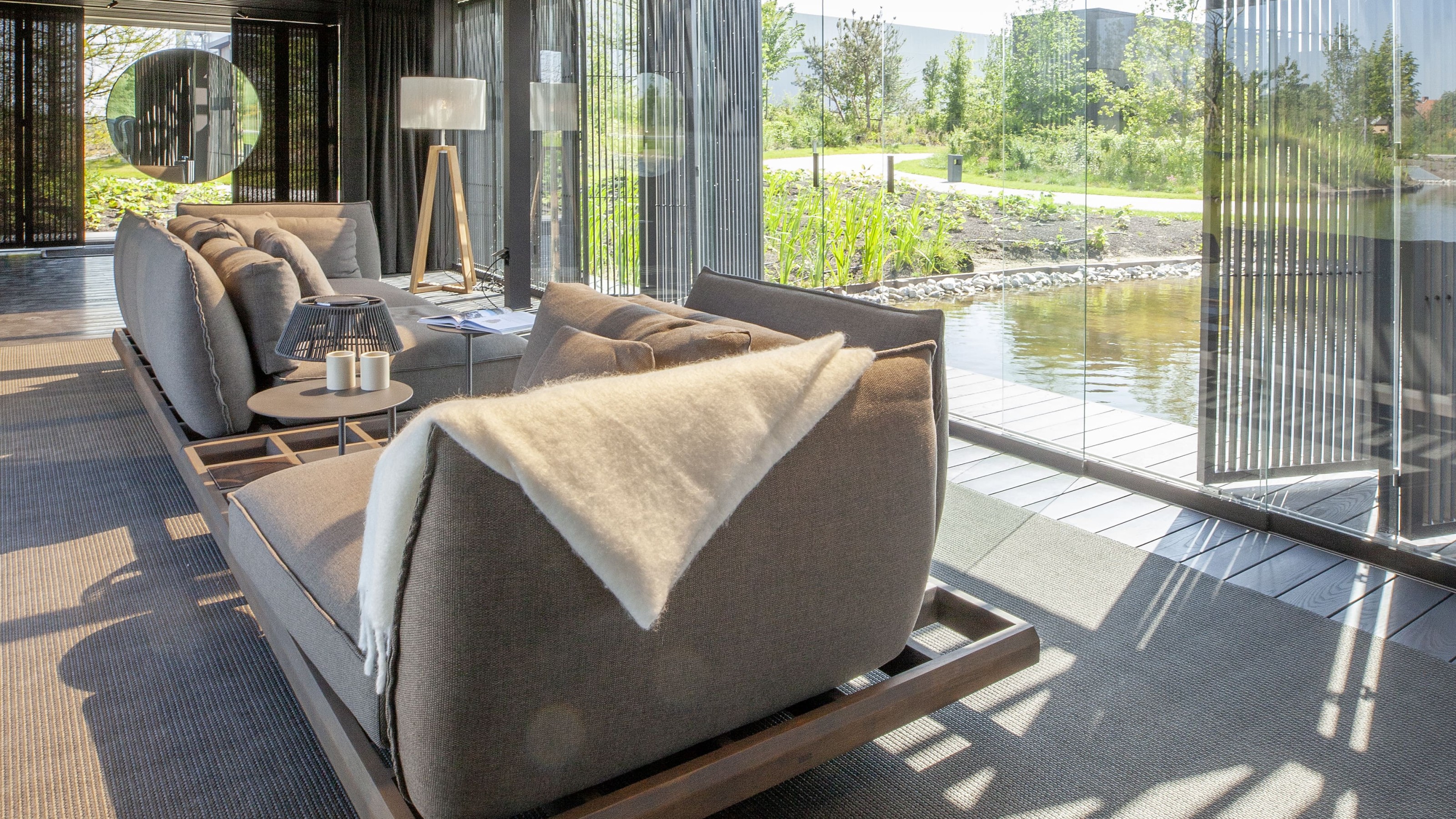 Ziel von Renson, das Leben im Freien als ultimatives Gesamterlebnis zu präsentieren. (Bildquelle: Duravit AG)