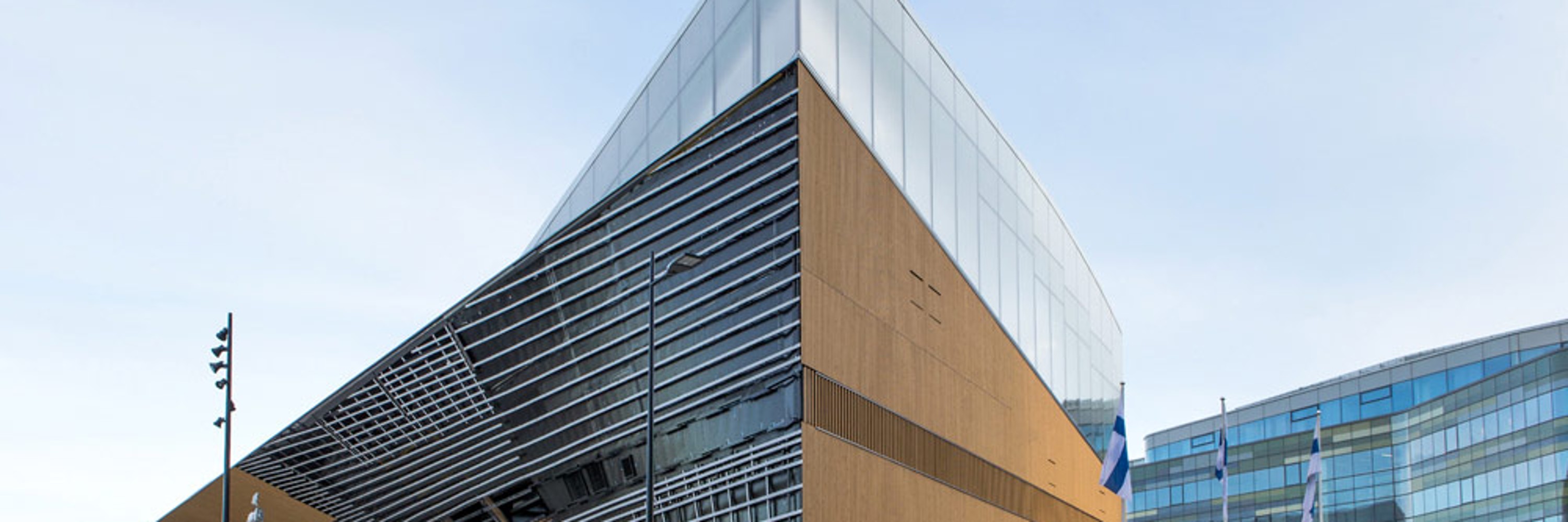 Oodi Central Library, exterior view of the building