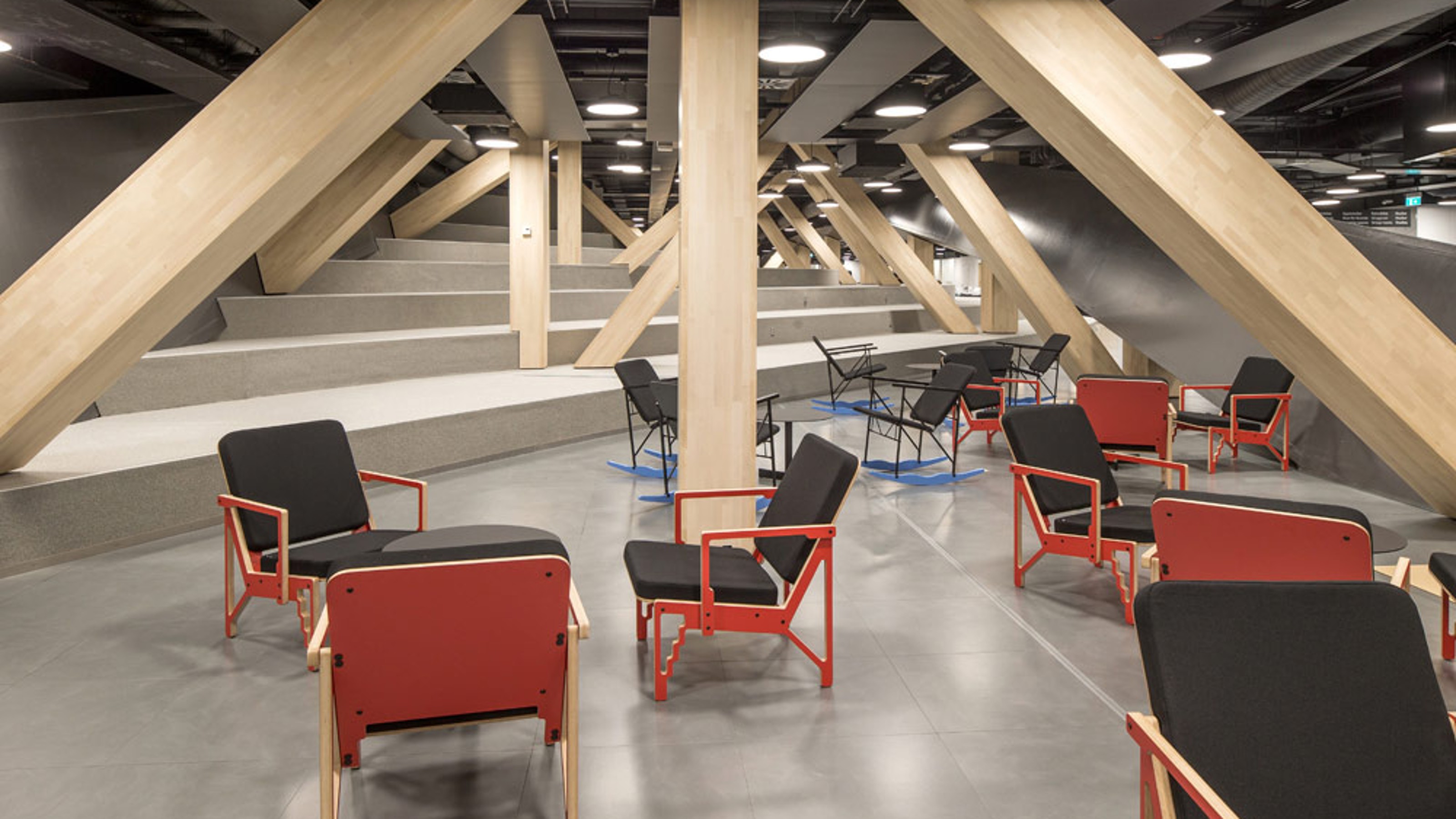 Oodi Central Library, seating area
