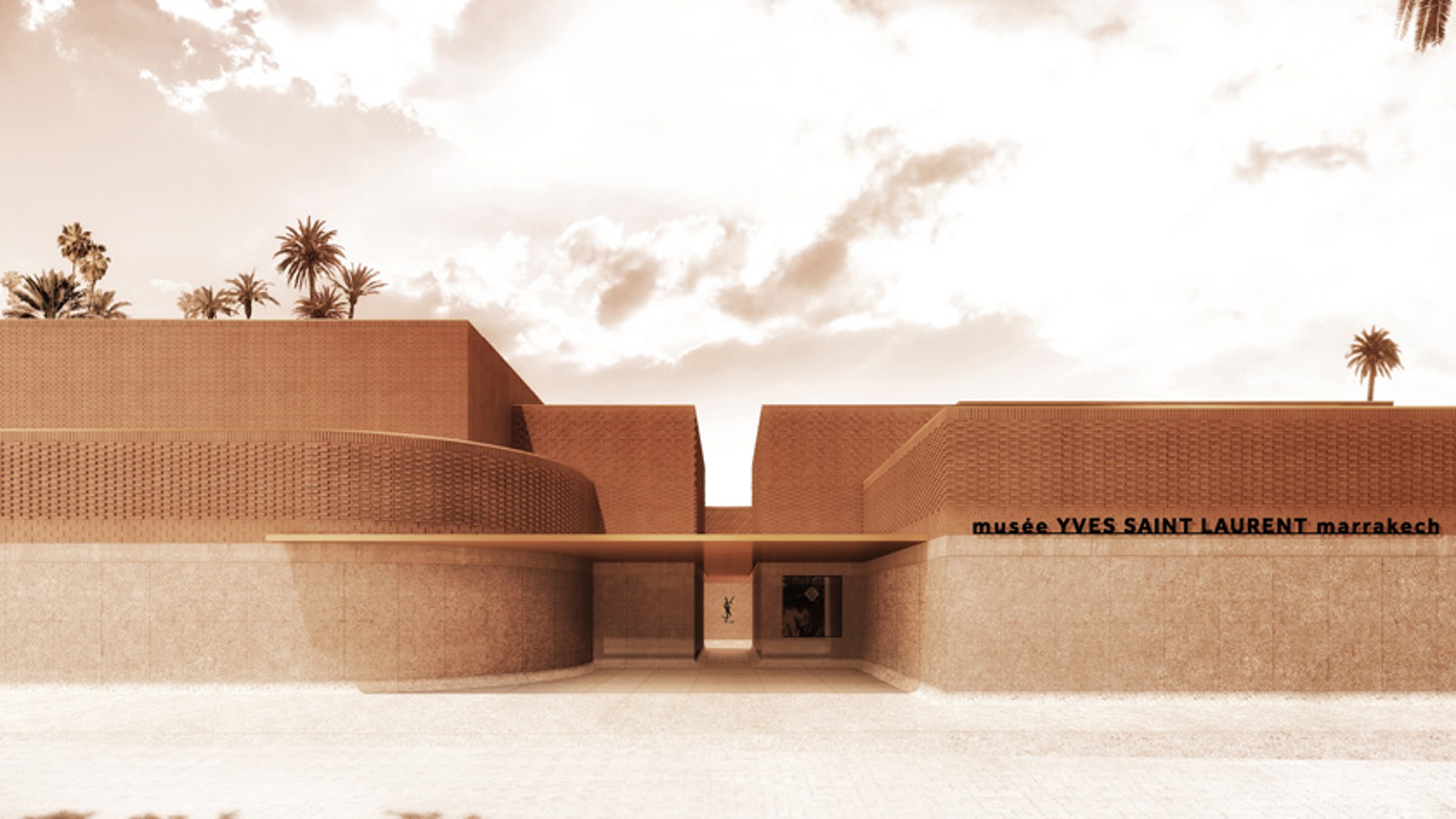 Yves Saint Laurent Museum Marrakech, courtyard