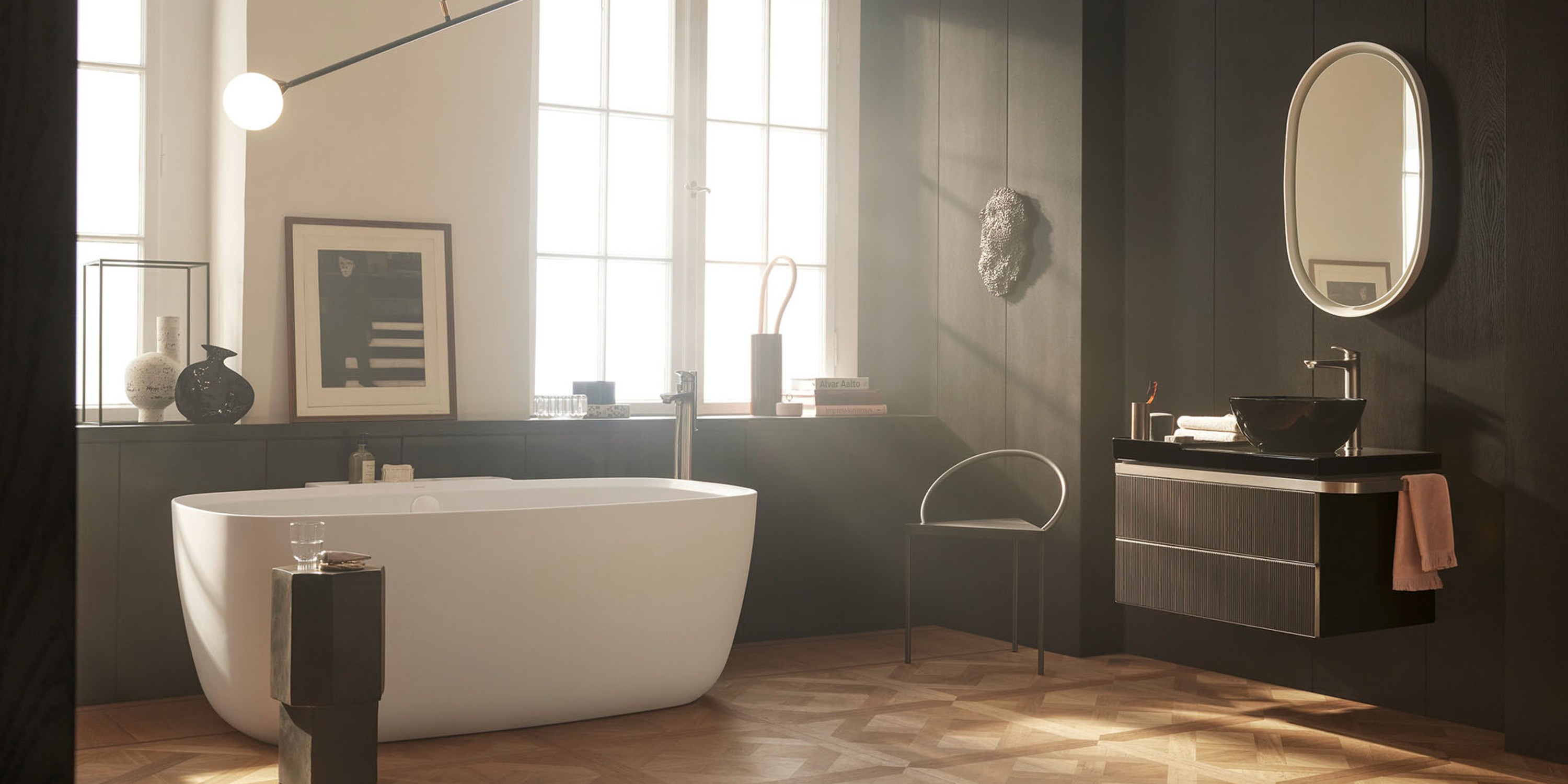 Complete bathroom from the Aurena series by Duravit