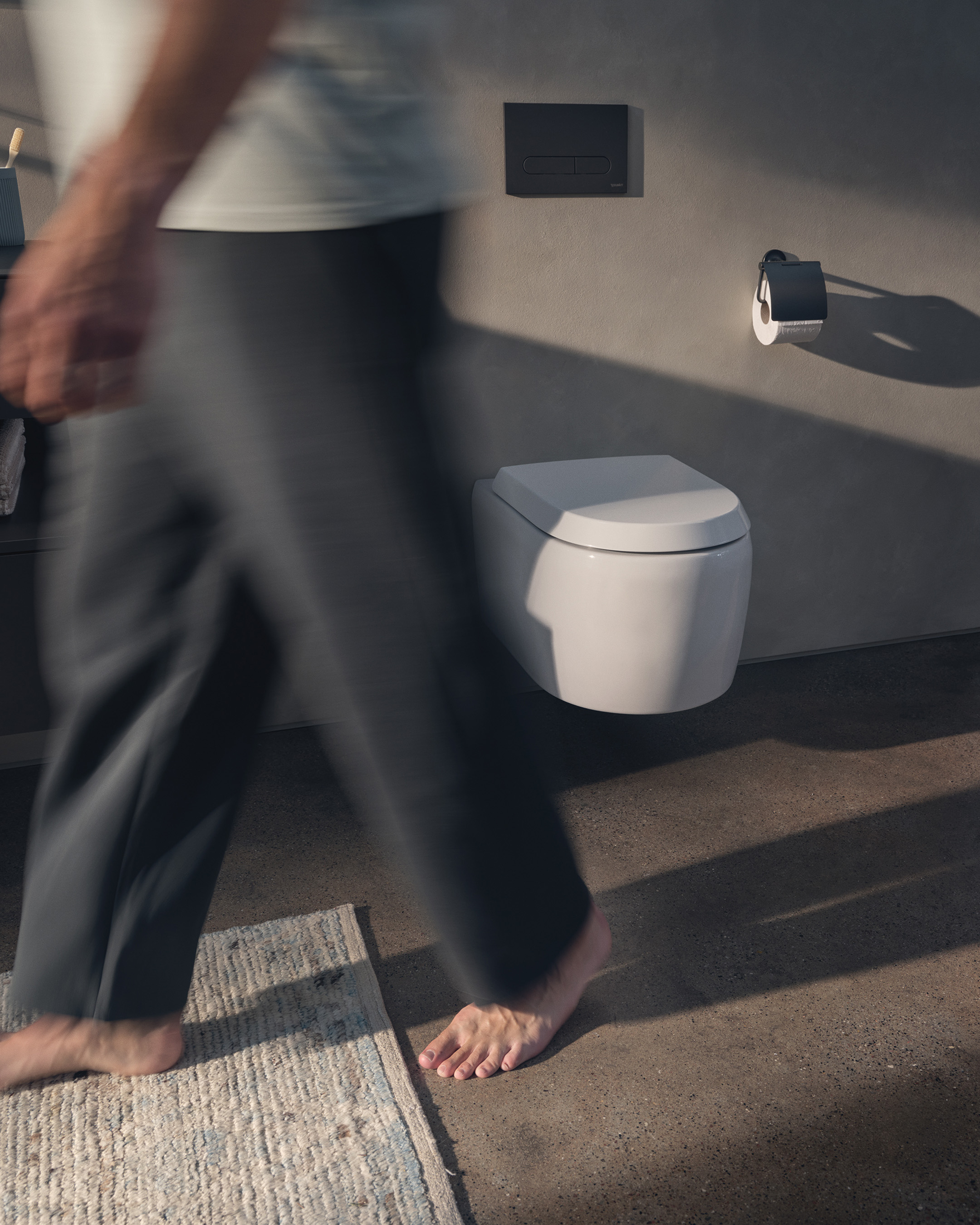 Qatego Wand-WC und WC-Sitz mit Absenkautomatik