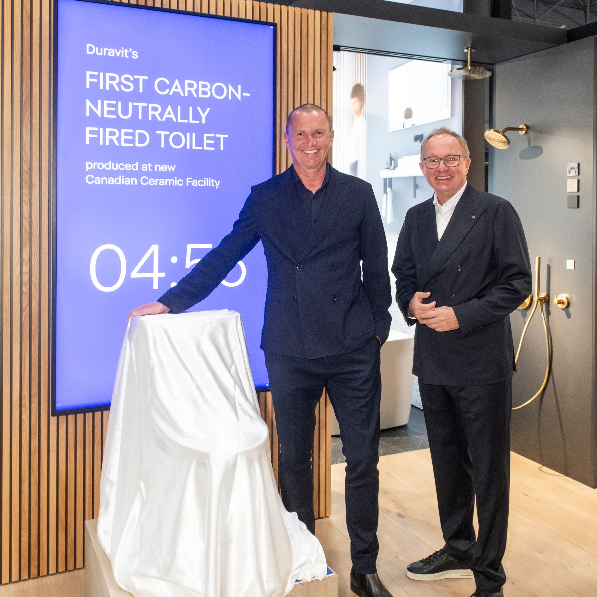 Duravit unveils its first carbon-neutrally fired toilet