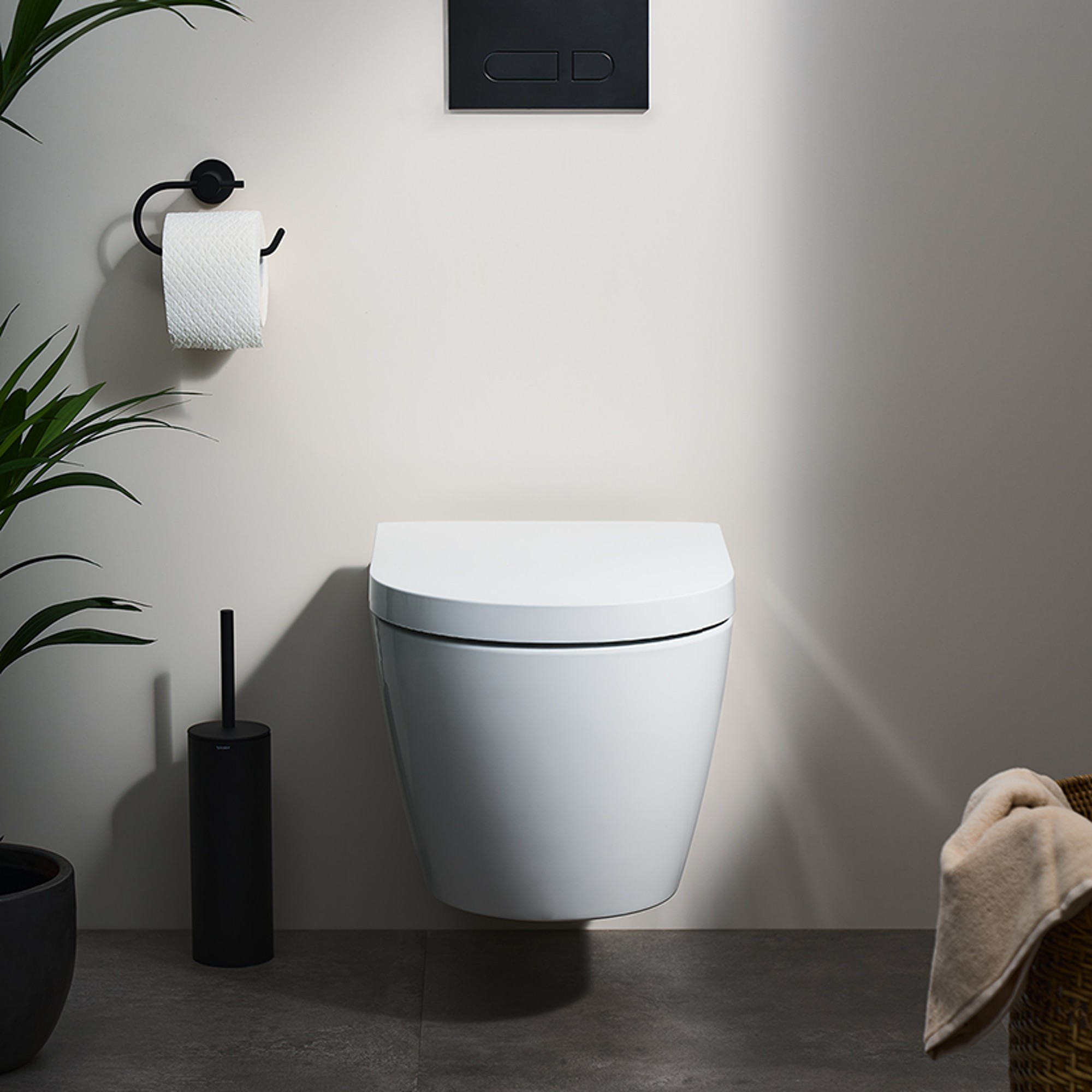 Wand-WC der Duravit Serie ME by Starck in der Hero Edition