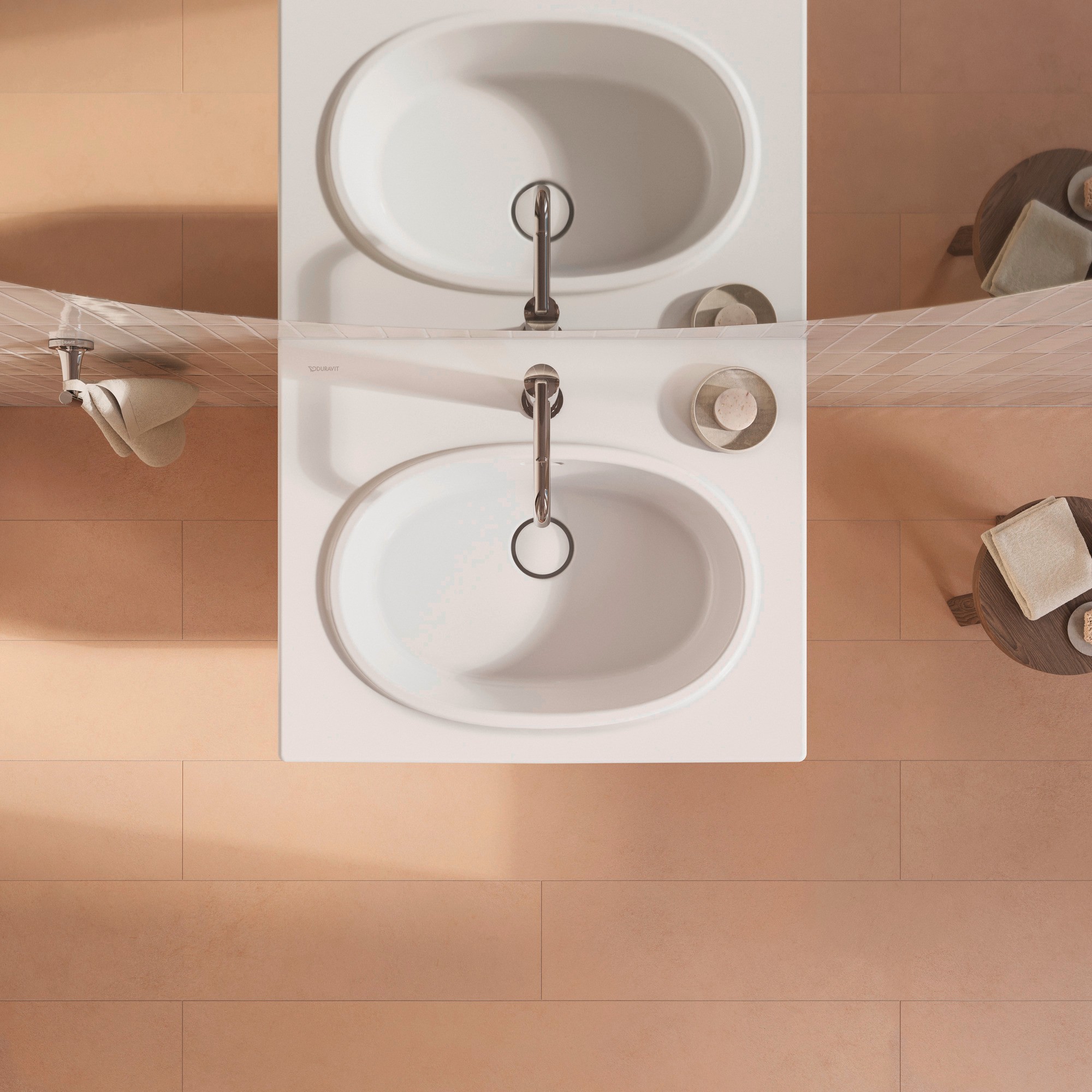 Lavabo consolle Balcoon visto dall'alto