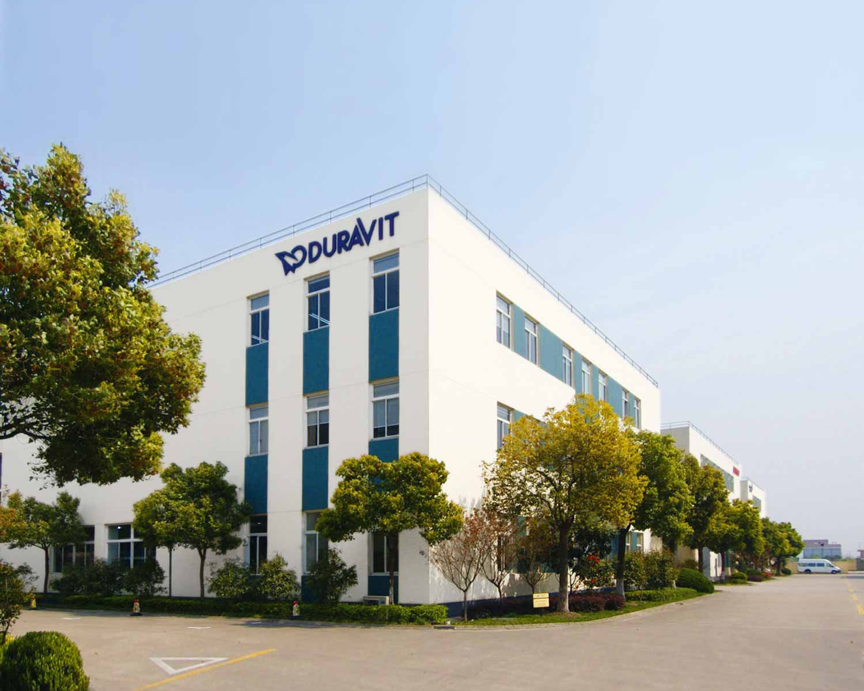 Bild des Gebäudes am Duravit Standort in Shanghai