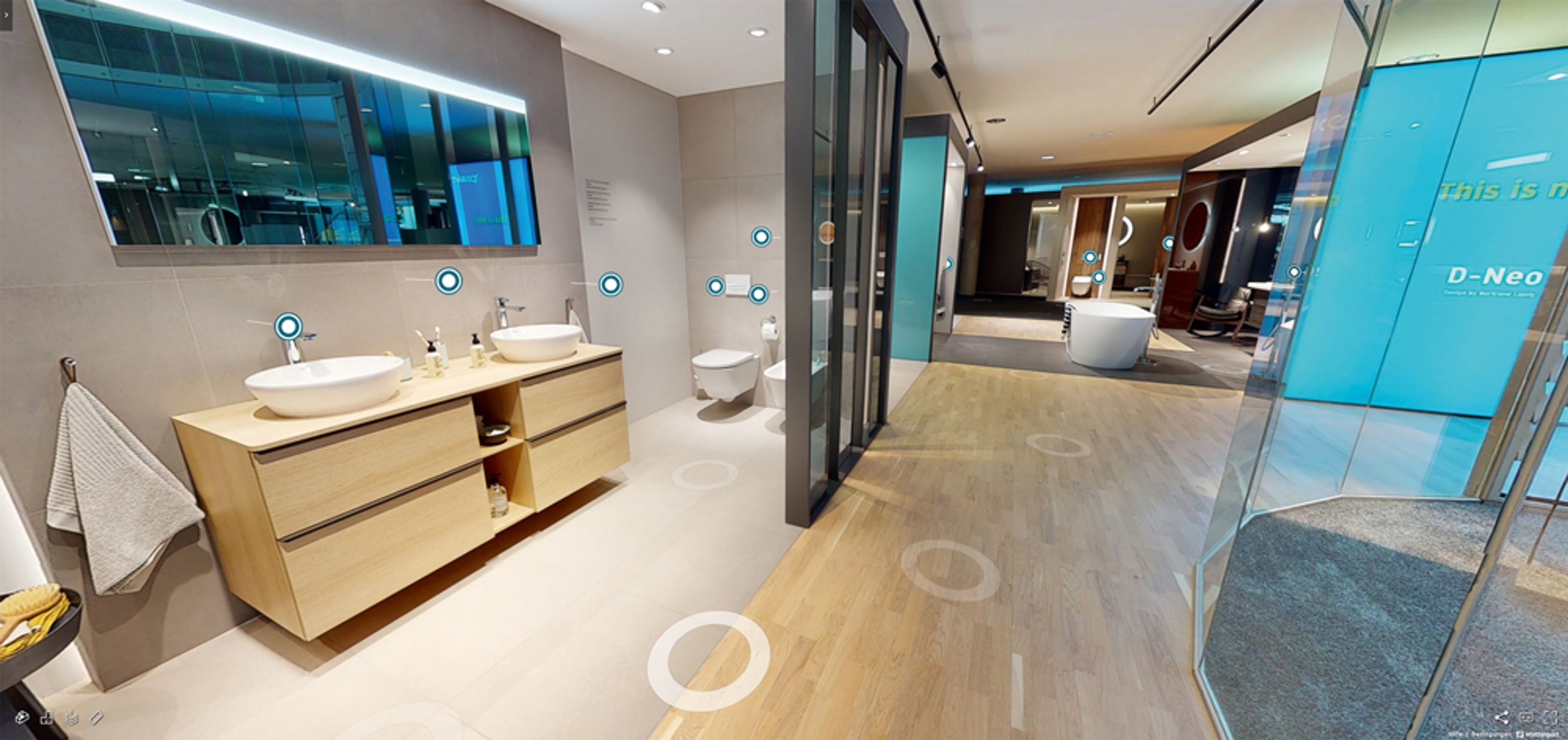 Blick in den Virtual Showroom