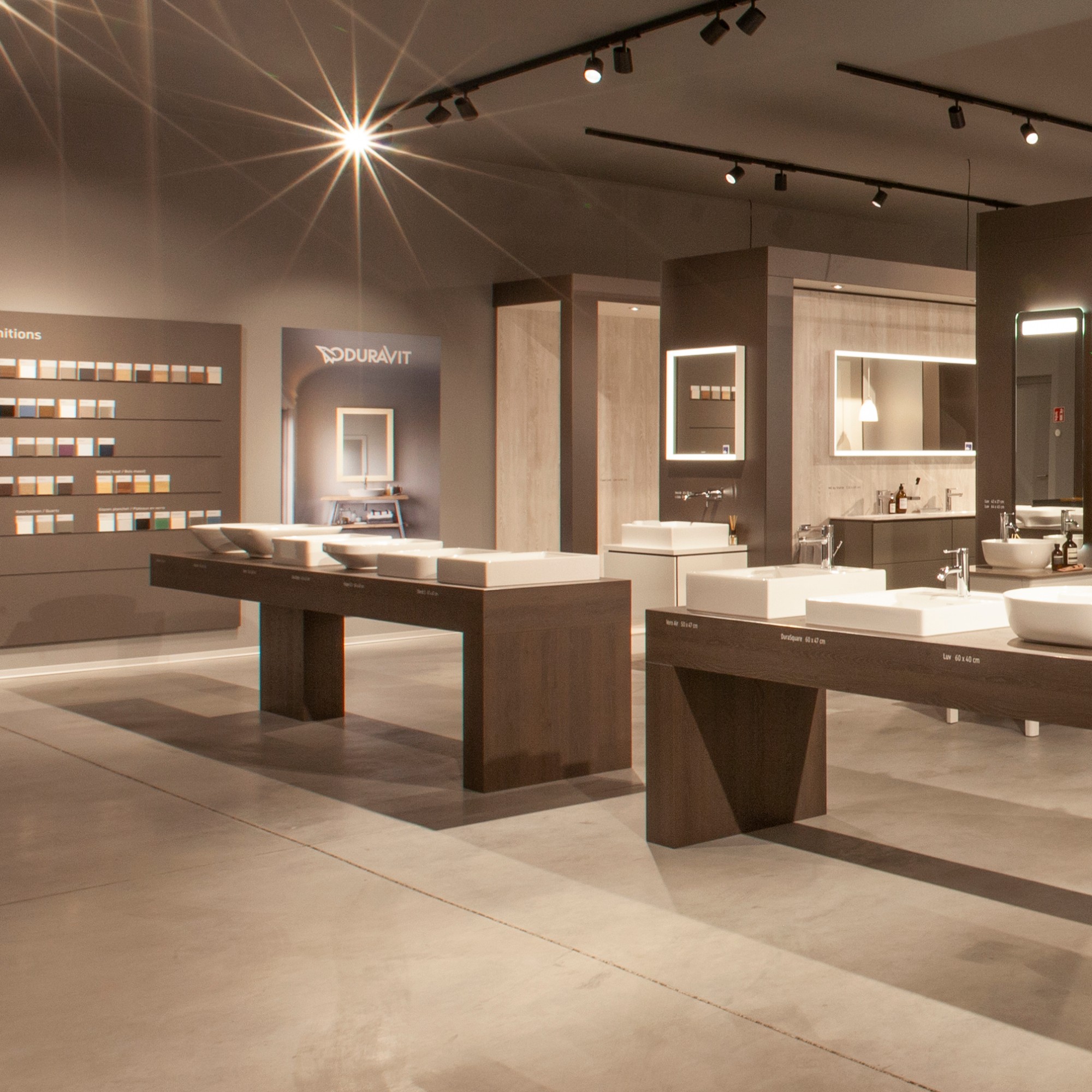 Tentoonstelling in de showroom in Overijse