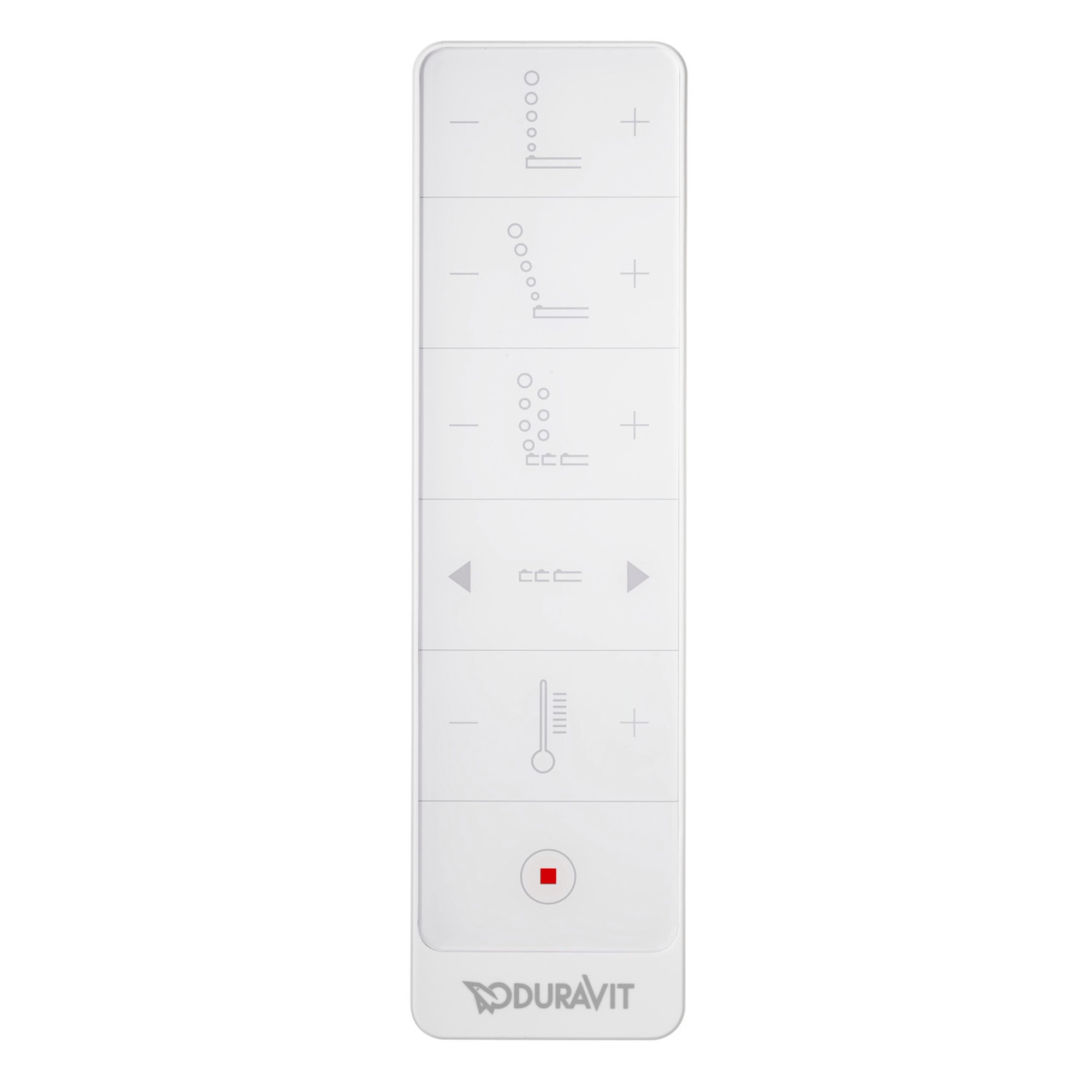 Mando a distancia de un inodoro de la serie Duravit SensoWash Slim